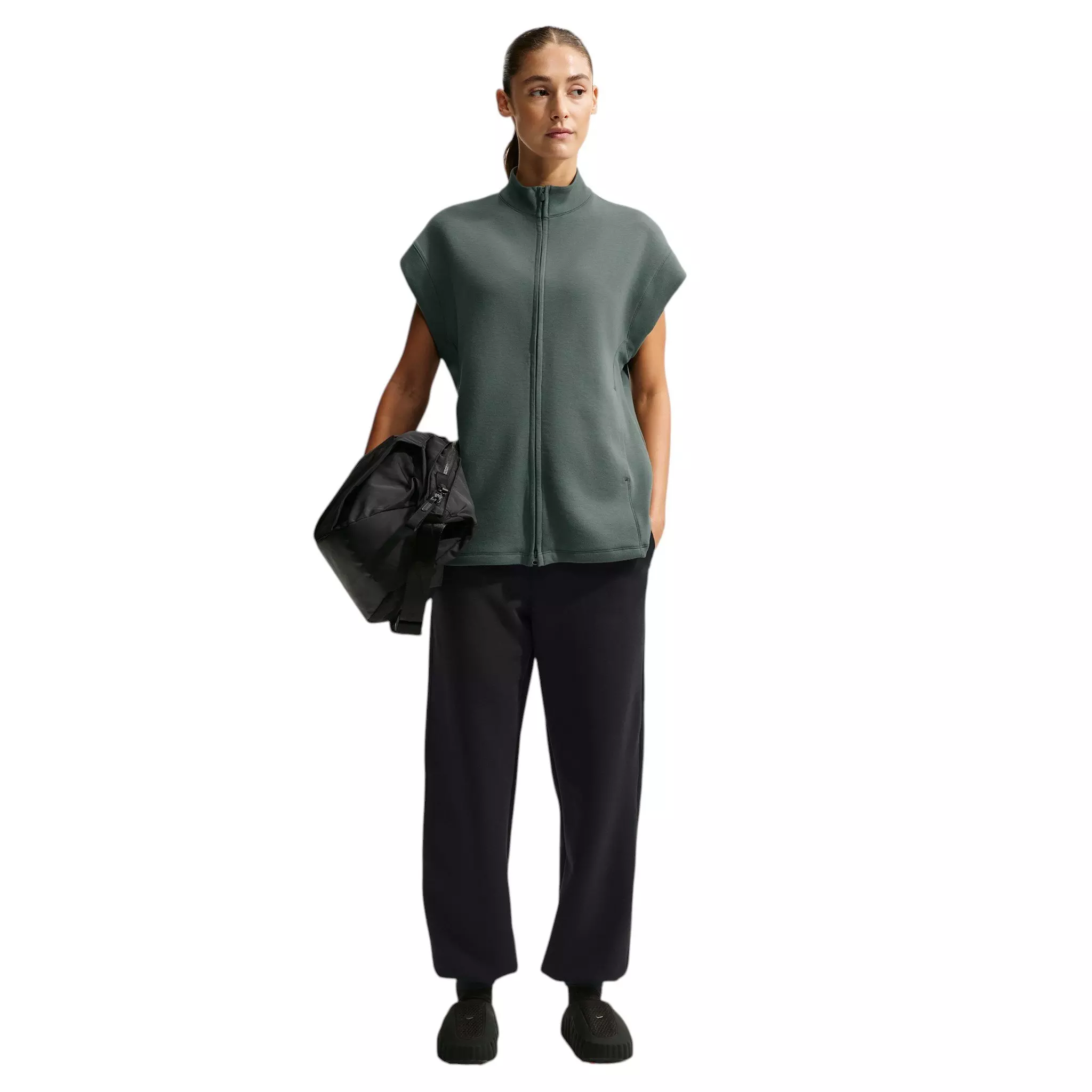 Nike Women's 24.7 ImpossiblySoft Dri-FIT High-Rise Joggers - Black/Grey - BLACK/GREY