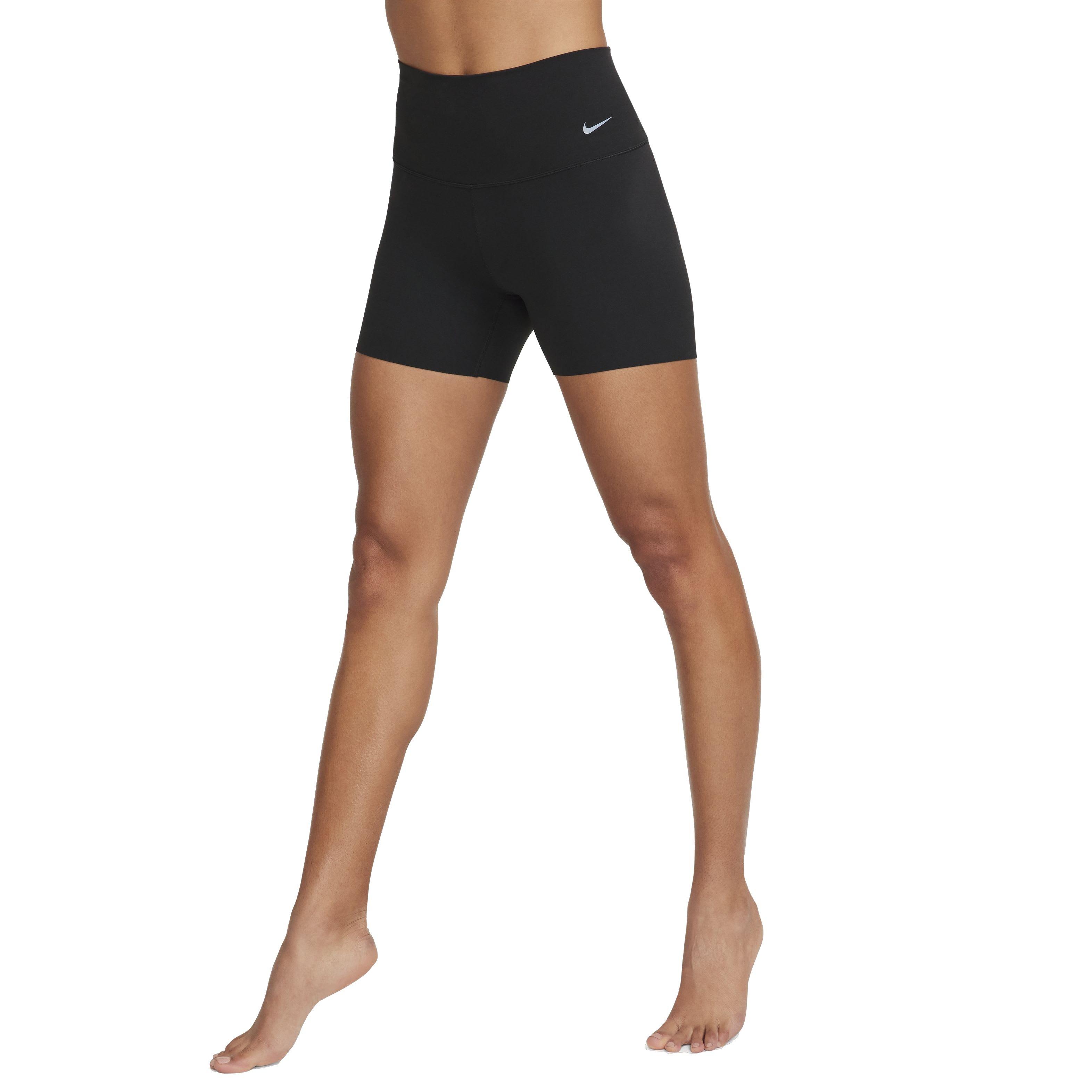 Nike Women's Zenvy Gentle-Support High-Waisted 5" Biker Shorts - BLACK Thumbnail View 1