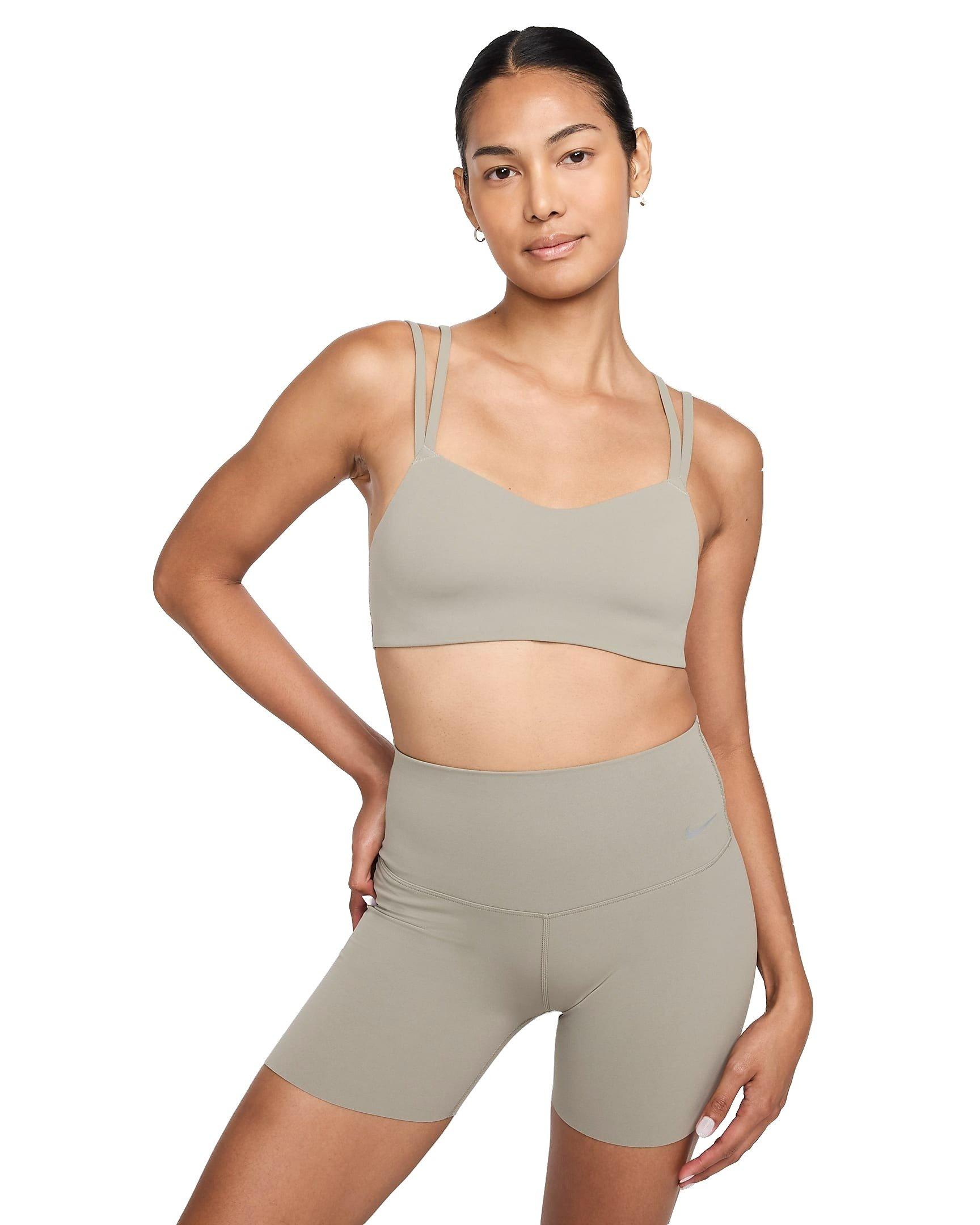 Nike Women's Zenvy Gentle-Support High-Waisted 5" Biker Shorts - GREEN Thumbnail View 7