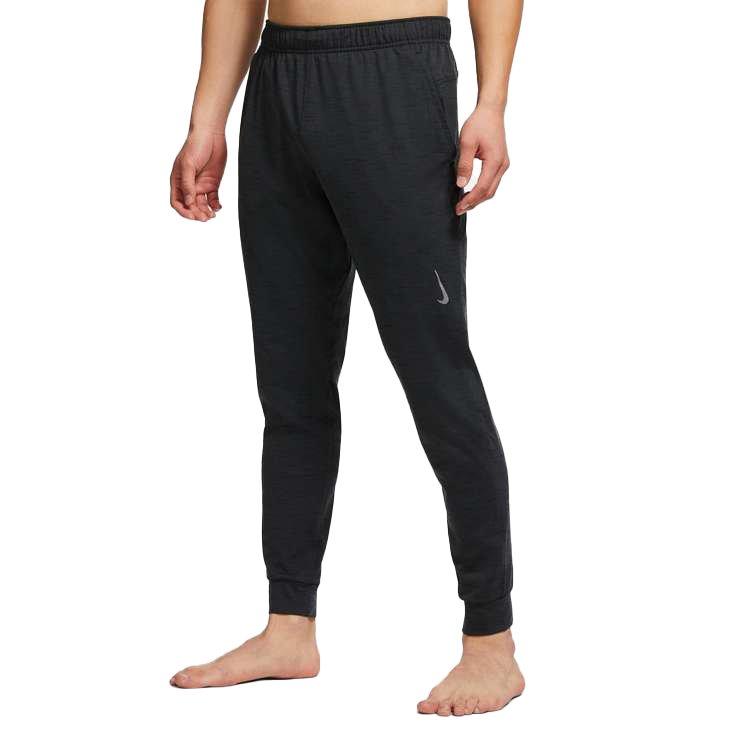 Nike Men's Yoga Dri-FIT Black Pants - BLACK Thumbnail View 1