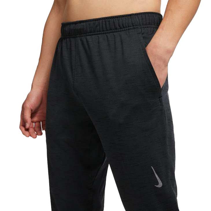 Nike Men's Yoga Dri-FIT Black Pants - BLACK Thumbnail View 3