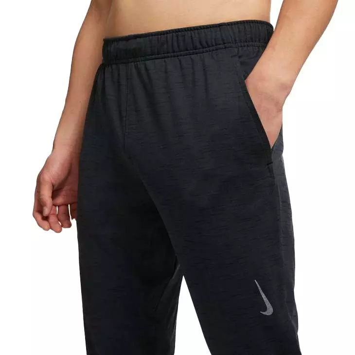 Nike Men's Yoga Dri-FIT Black Pants - BLACK