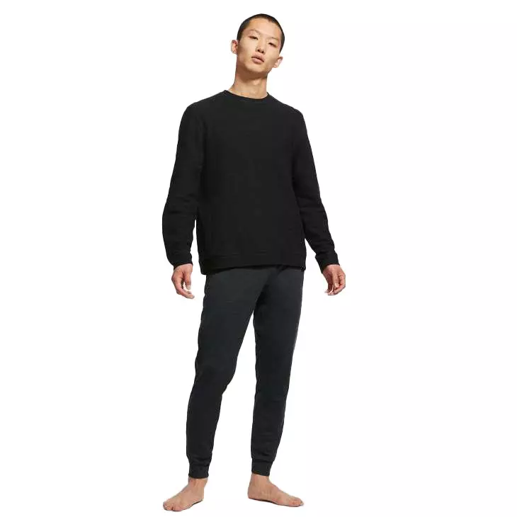 Nike Men's Yoga Dri-FIT Black Pants - BLACK