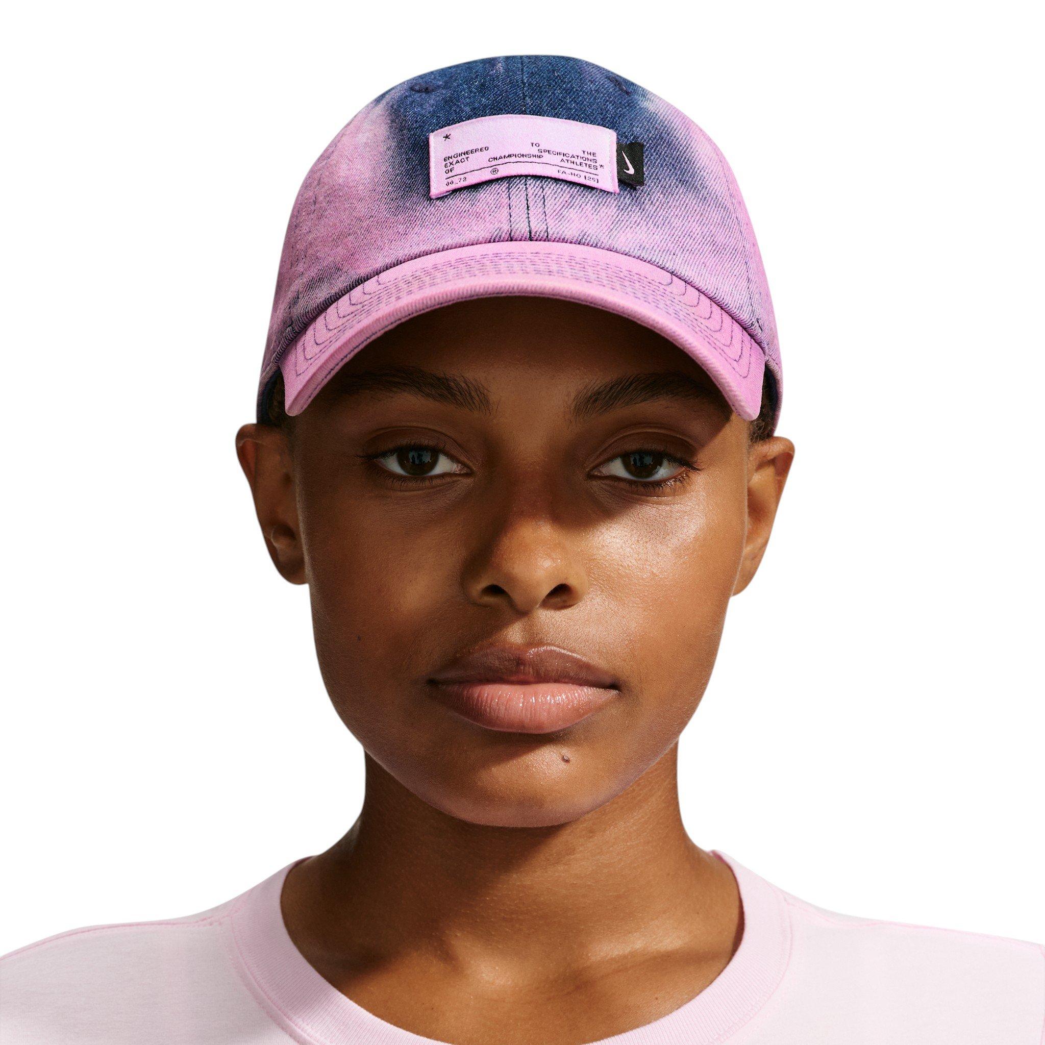 Nike Club Unstructured Denim Painter's Hat - Navy/Pink - NAVY/PINK