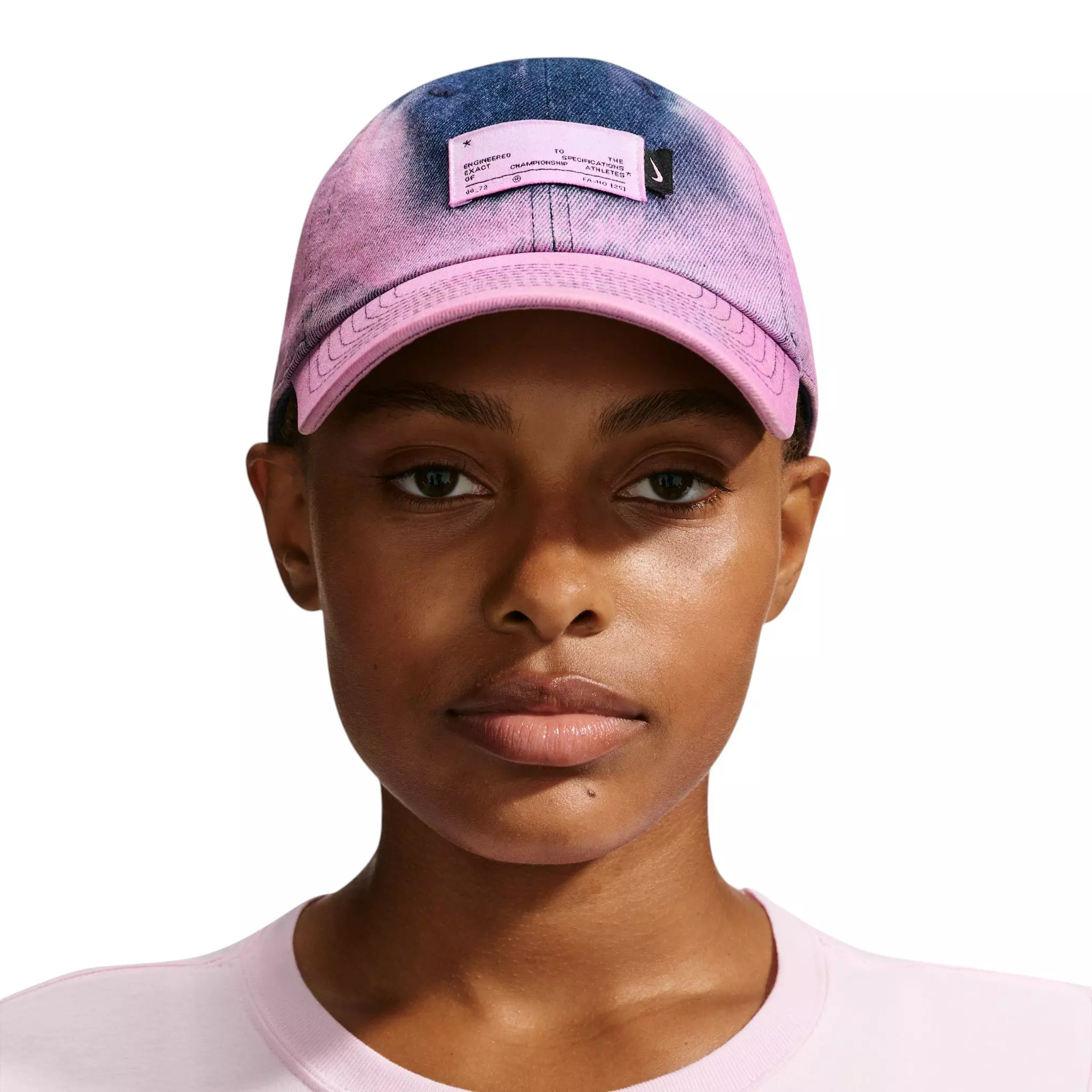 Nike Club Unstructured Denim Painter's Hat - Navy/Pink - NAVY/PINK