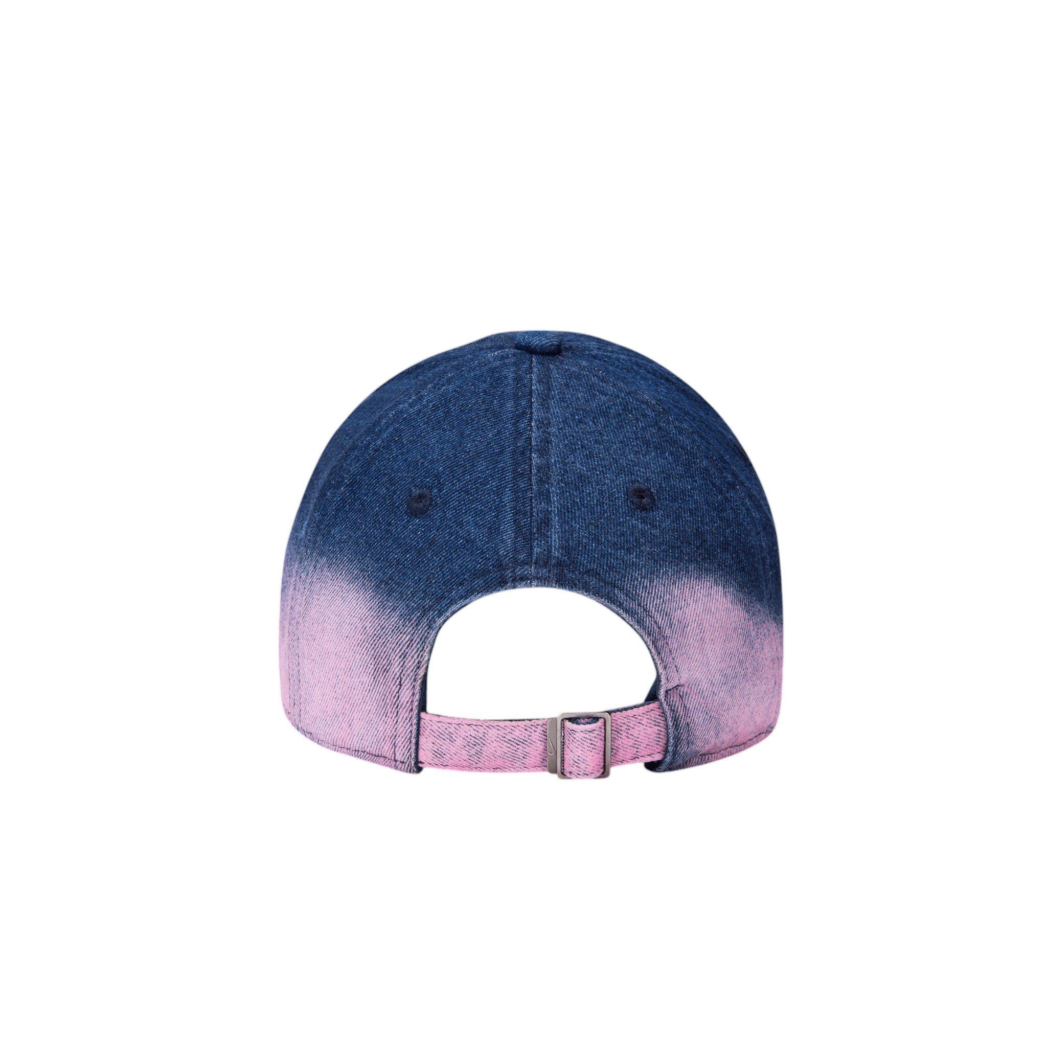 Nike Club Unstructured Denim Painter's Hat - Navy/Pink - NAVY/PINK