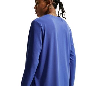 Nike Women's Dri-FIT Long-Sleeve Warm-Up Basketball Top -Blue