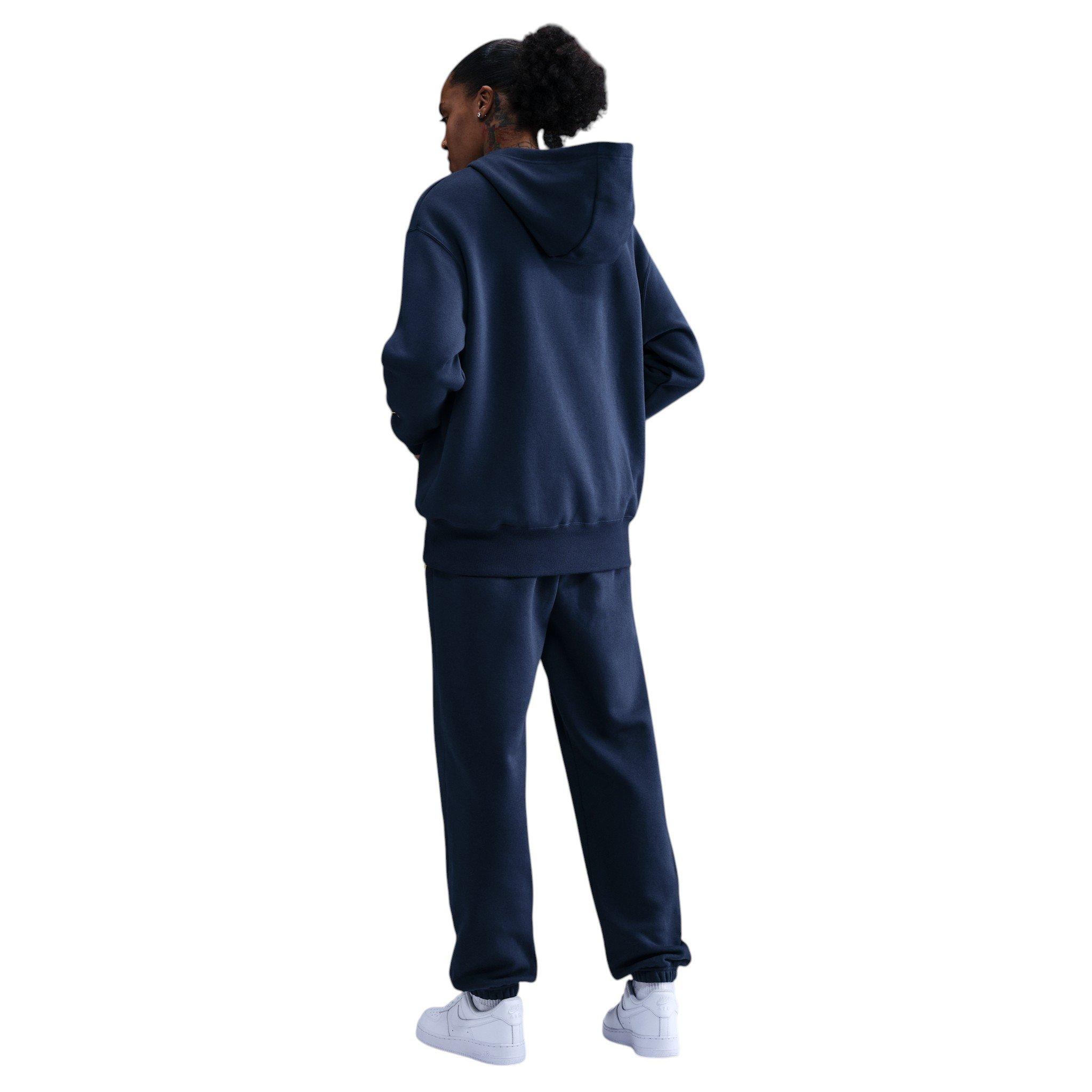 Nike Unisex Caitlin Clark Basketball Phoenix Fleece Pants - Navy/Yellow - NAVY/YELLOW