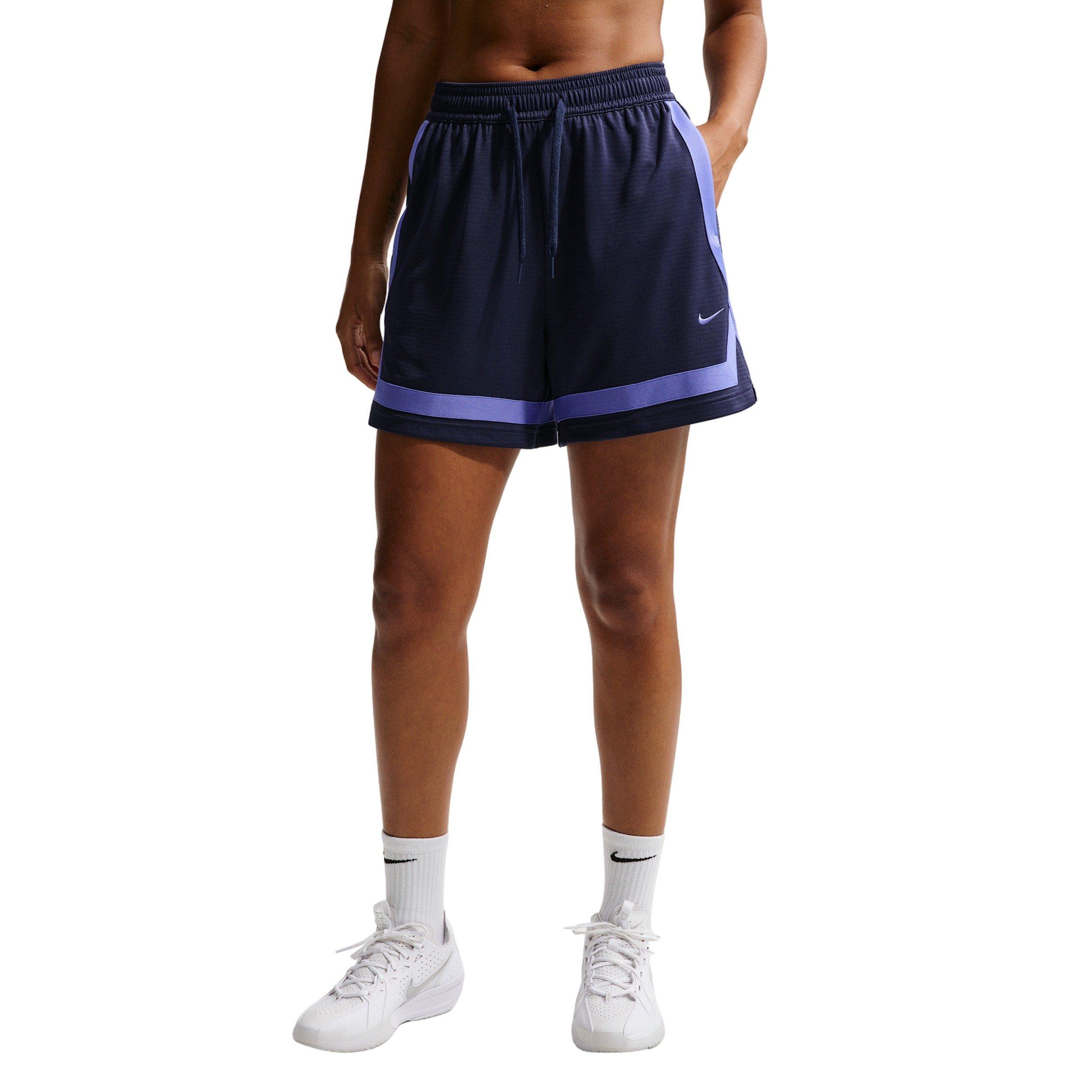 Nike Women's Crossover Dri-FIT 5" Basketball Shorts -Navy/Blue - NAVY/BLUE Thumbnail View 1