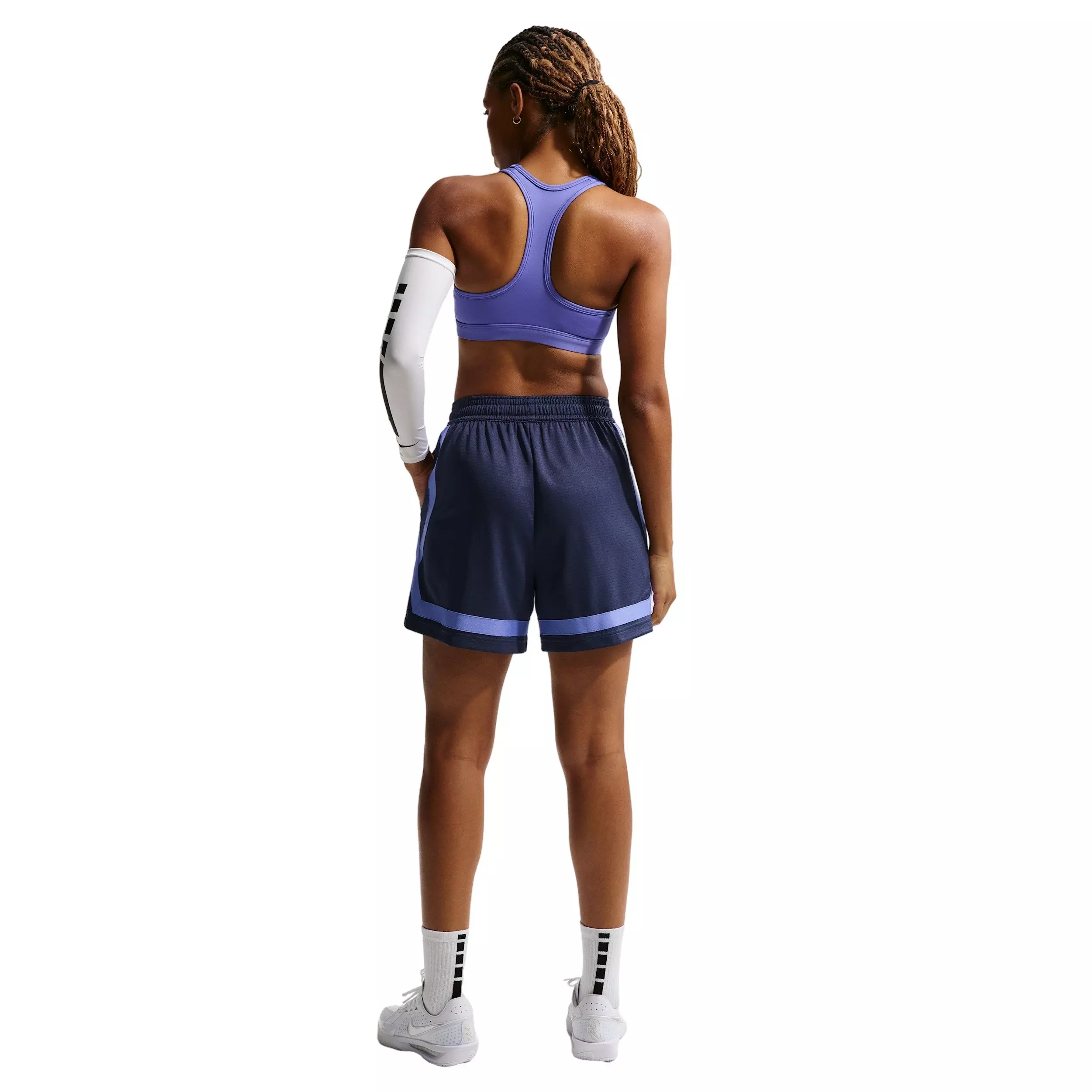 Nike Women's Crossover Dri-FIT 5" Basketball Shorts -Navy/Blue - NAVY/BLUE