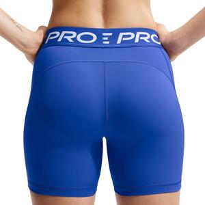 Nike Women's Pro 365 5" Mid-Rise Shorts - Royal/White - ROYAL/WHITE