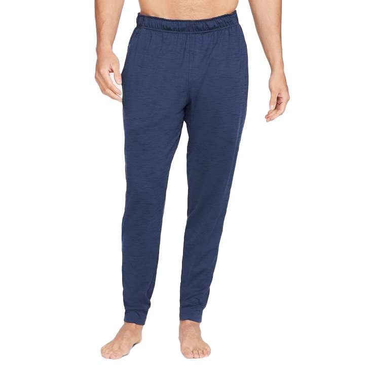 Nike Men's Yoga Dri-FIT Navy Pants - BLUE Thumbnail View 1