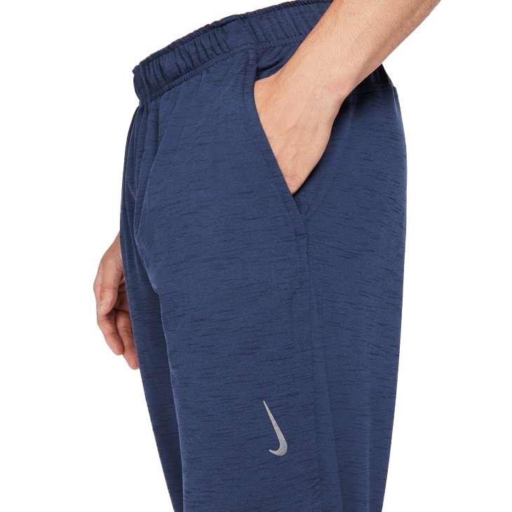Nike Men's Yoga Dri-FIT Navy Pants - BLUE Thumbnail View 3