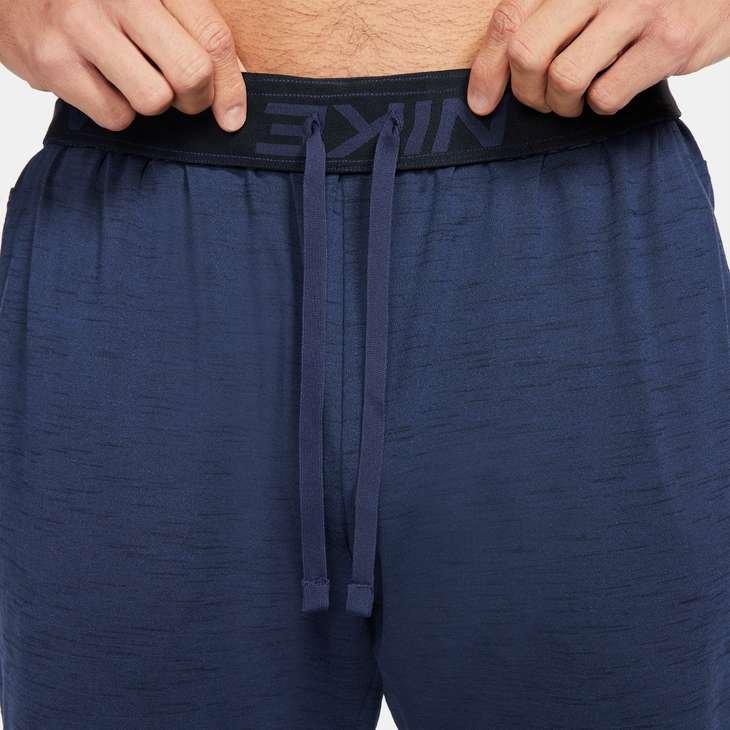 Nike Men's Yoga Dri-FIT Navy Pants - BLUE Thumbnail View 4
