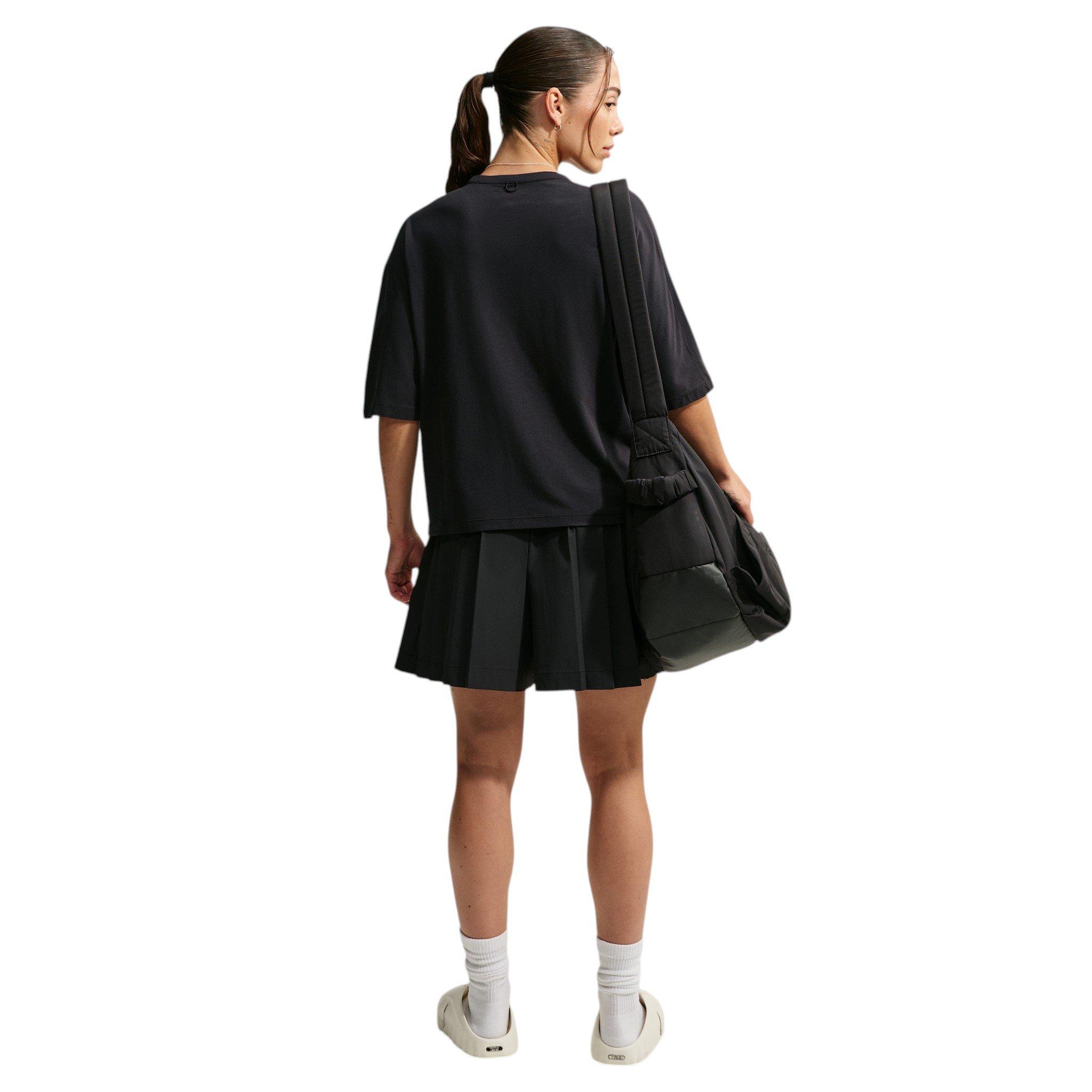 Nike Women's 24.7 ImpossiblySoft Light Dri-FIT Short Sleeve T-Shirt - Black/Grey - BLACK/GREY