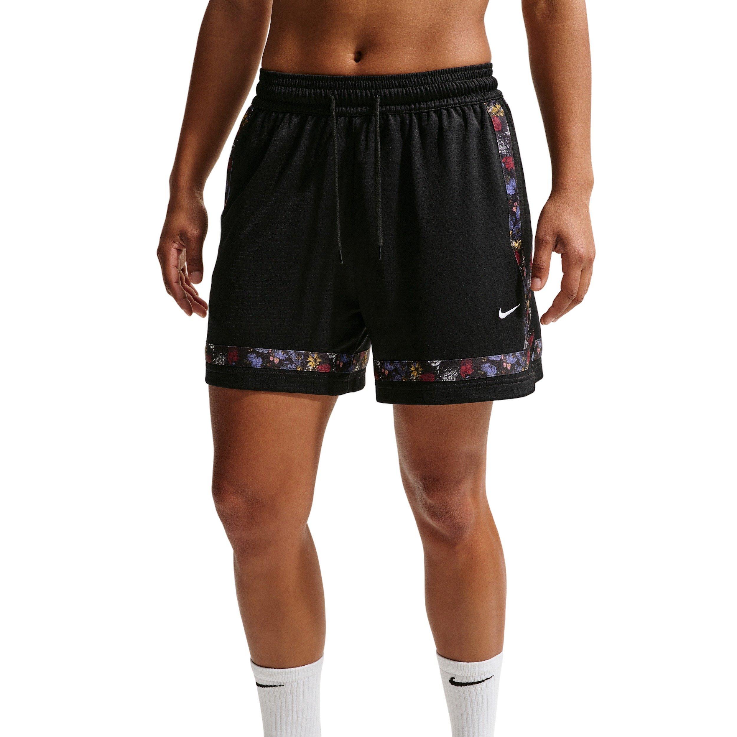 Nike Women's Crossover Dri-FIT Basketball Shorts -Black - BLACK Thumbnail View 1