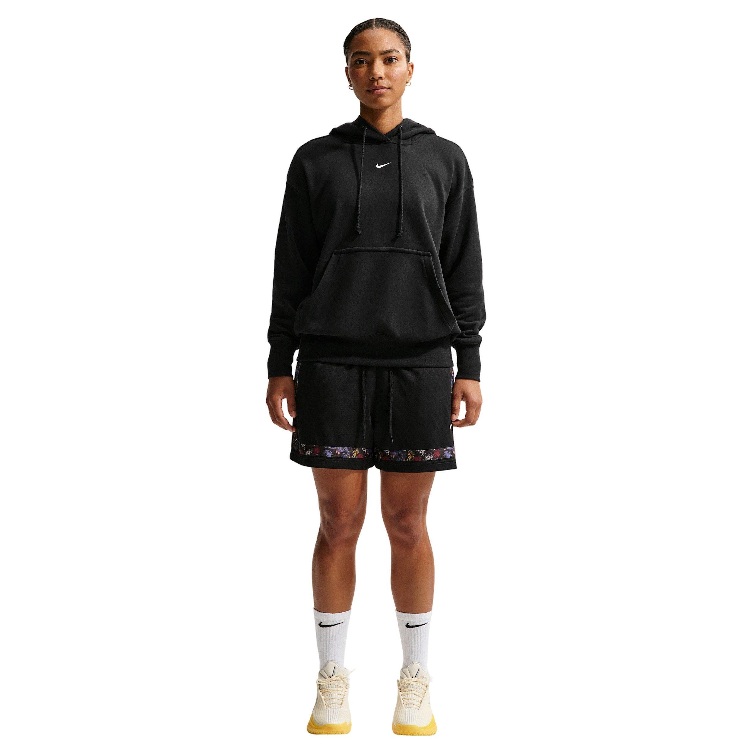 Nike Women's Crossover Dri-FIT Basketball Shorts - Black - BLACK Thumbnail View 4