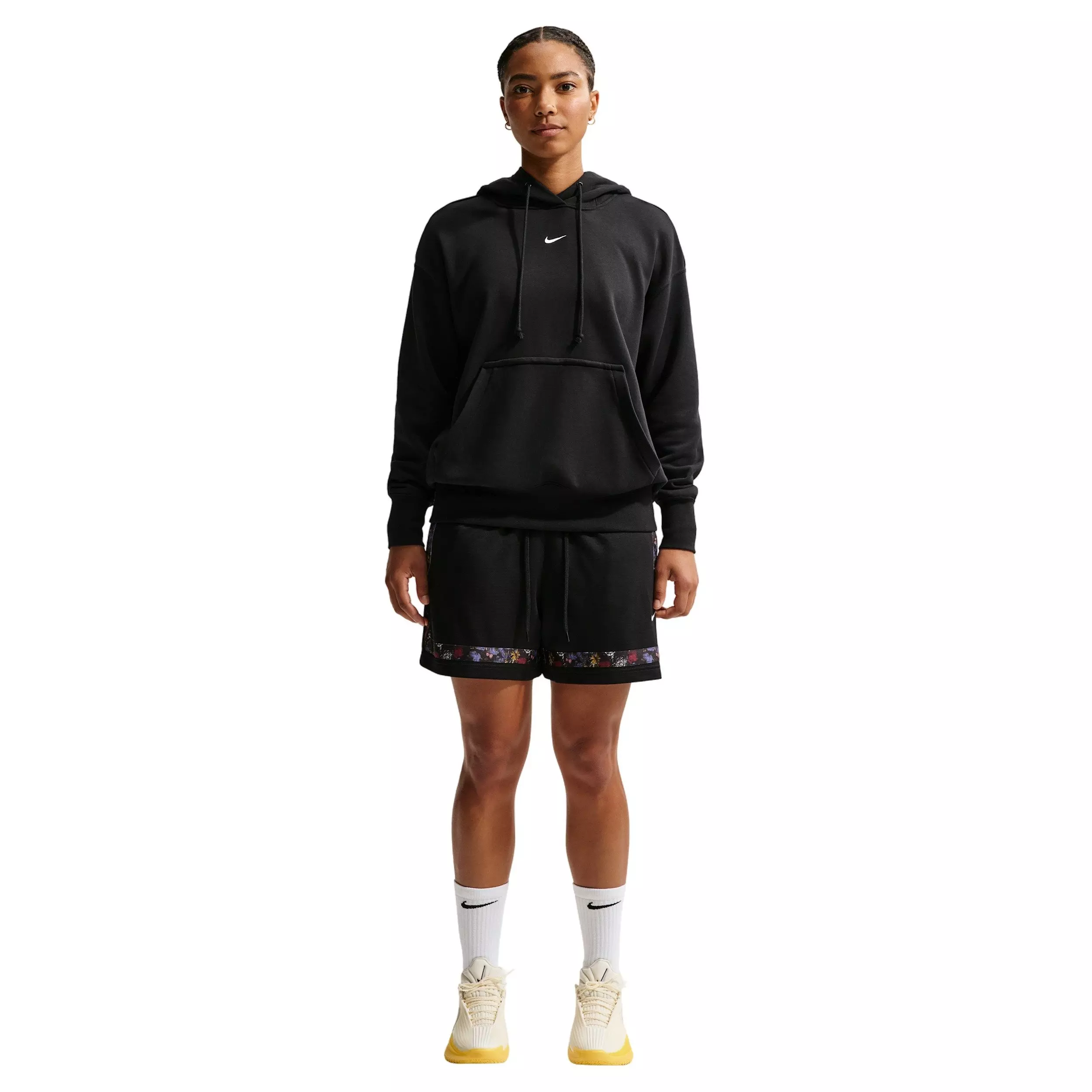 Nike Women's Crossover Dri-FIT Basketball Shorts -Black - BLACK
