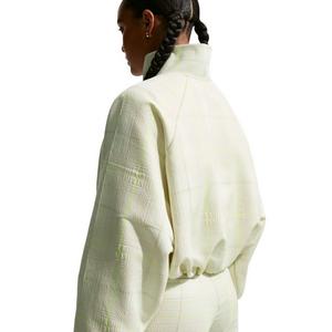 Nike Women's Tartan Golf Jacket - Off-White/Black - OFF-WHITE/BLACK
