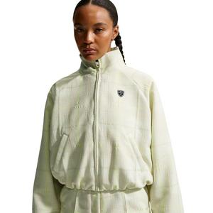 Nike Women's Tartan Golf Jacket - Off-White/Black - OFF-WHITE/BLACK