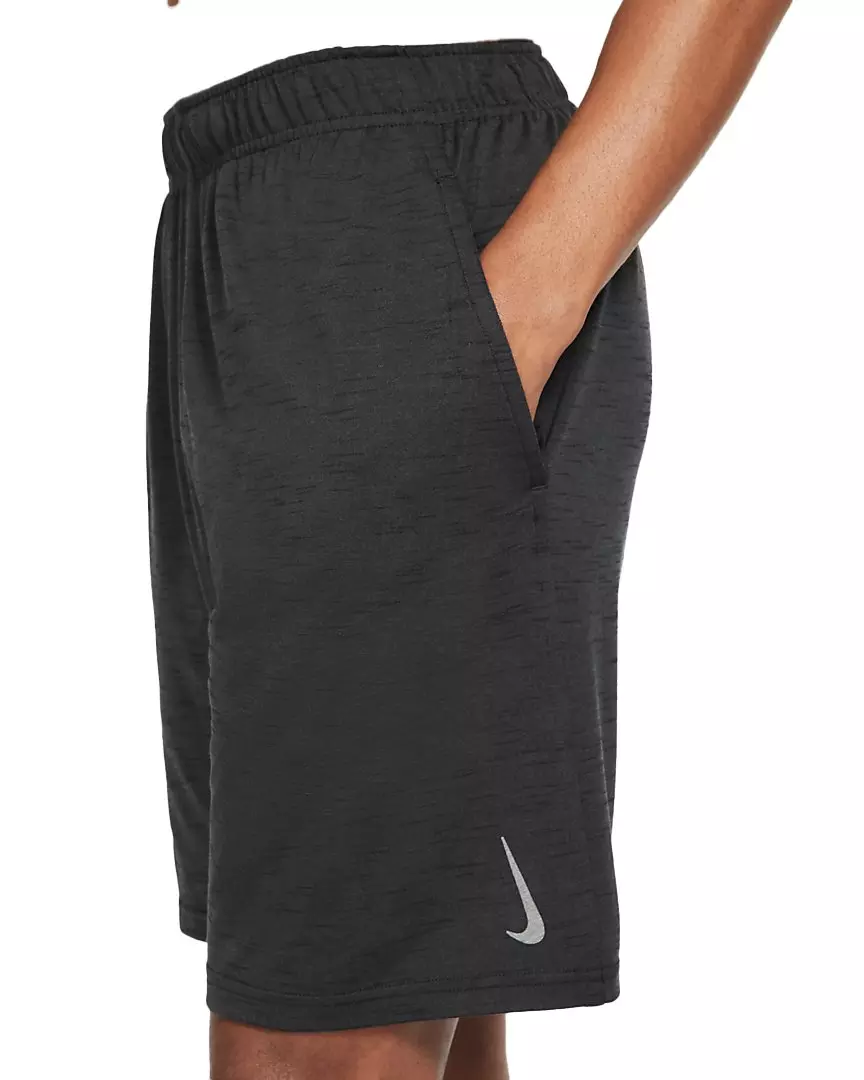 Nike Men's Black Yoga Dri-FIT Shorts - BLACK