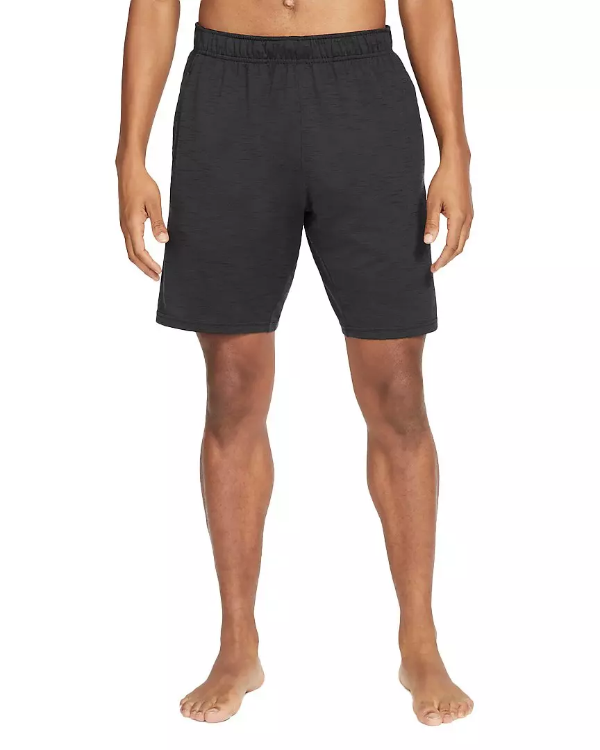 Nike Men's Black Yoga Dri-FIT Shorts - BLACK