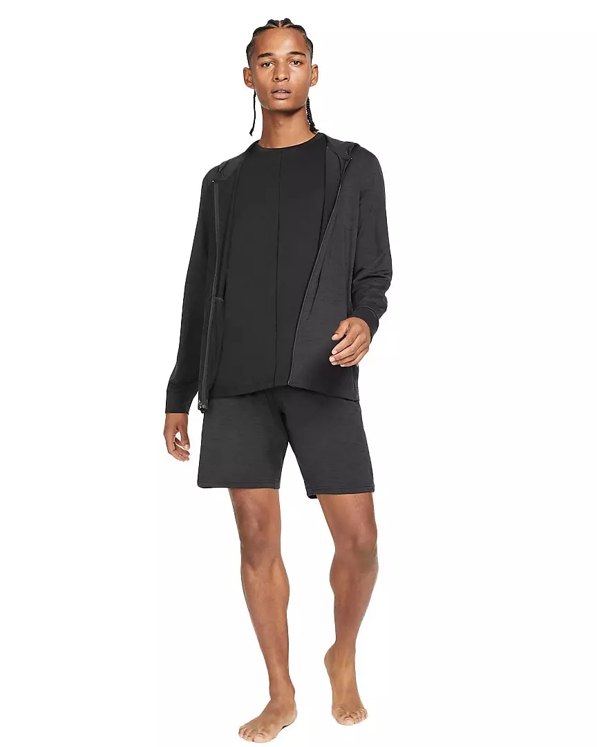 Nike Men's Black Yoga Dri-FIT Shorts - BLACK