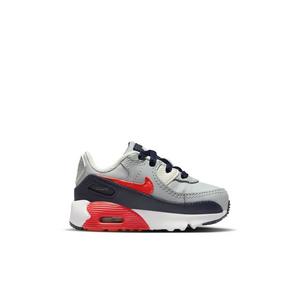 Nike Air Max 90 LTR "Light Smoke Grey/Dark Obsidian/Phantom/Bright Crimson" Infant Boys' Shoe