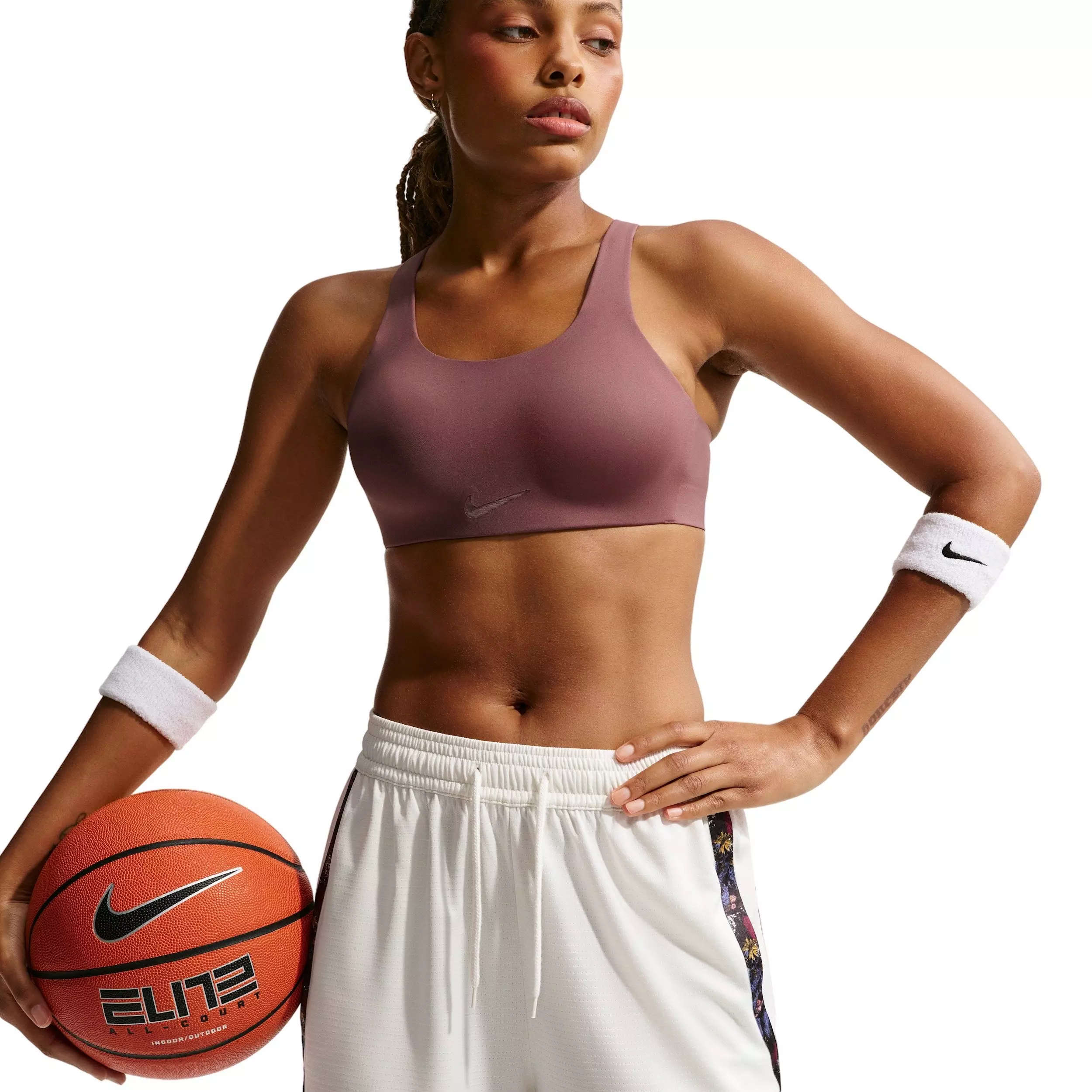 Nike Women's Crossover Dri-FIT Basketball Shorts -Off-White - OFF-WHITE