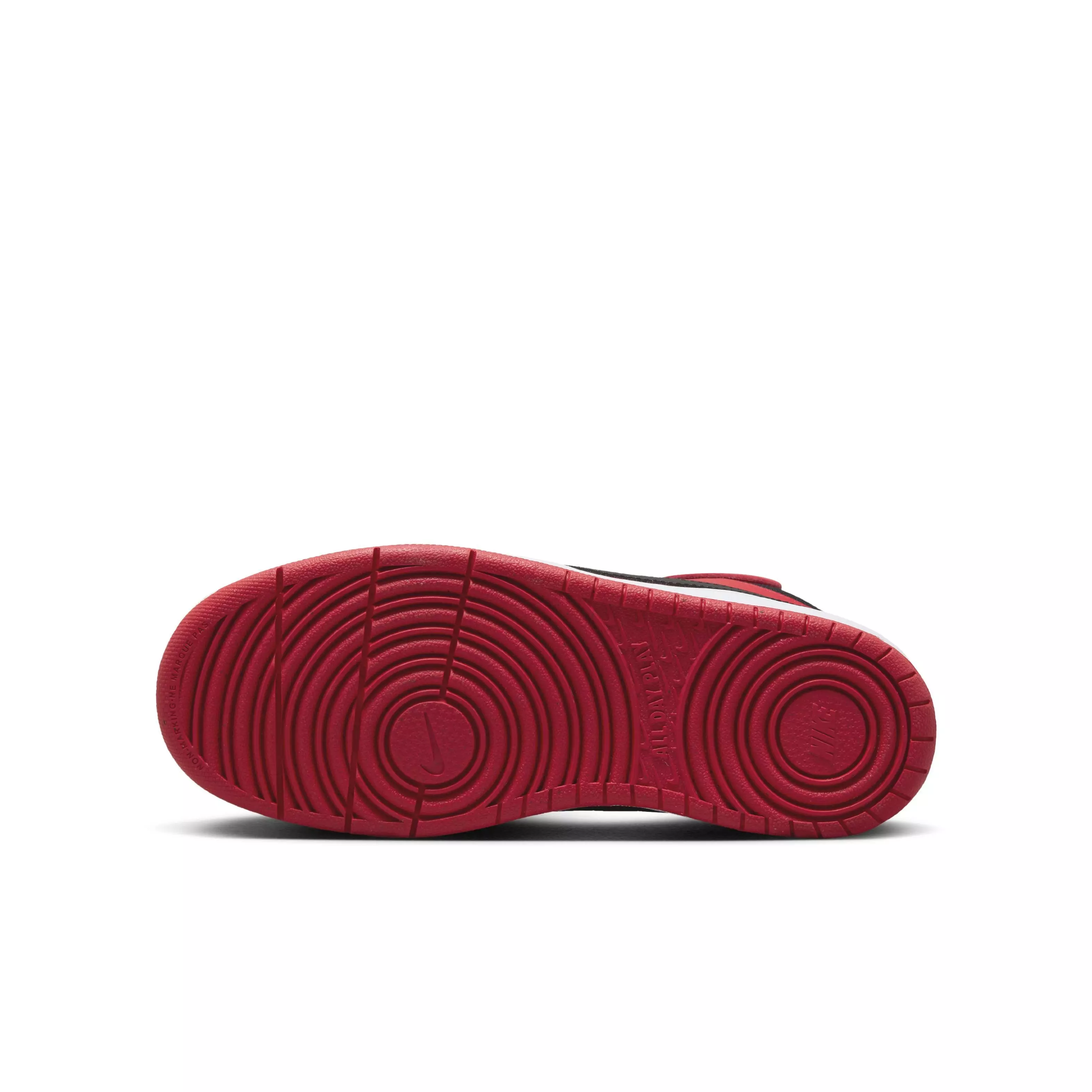 Nike Court Borough Mid 2 "University Red/White/Black" Grade School Boys' Shoe - RED/WHITE/BLACK