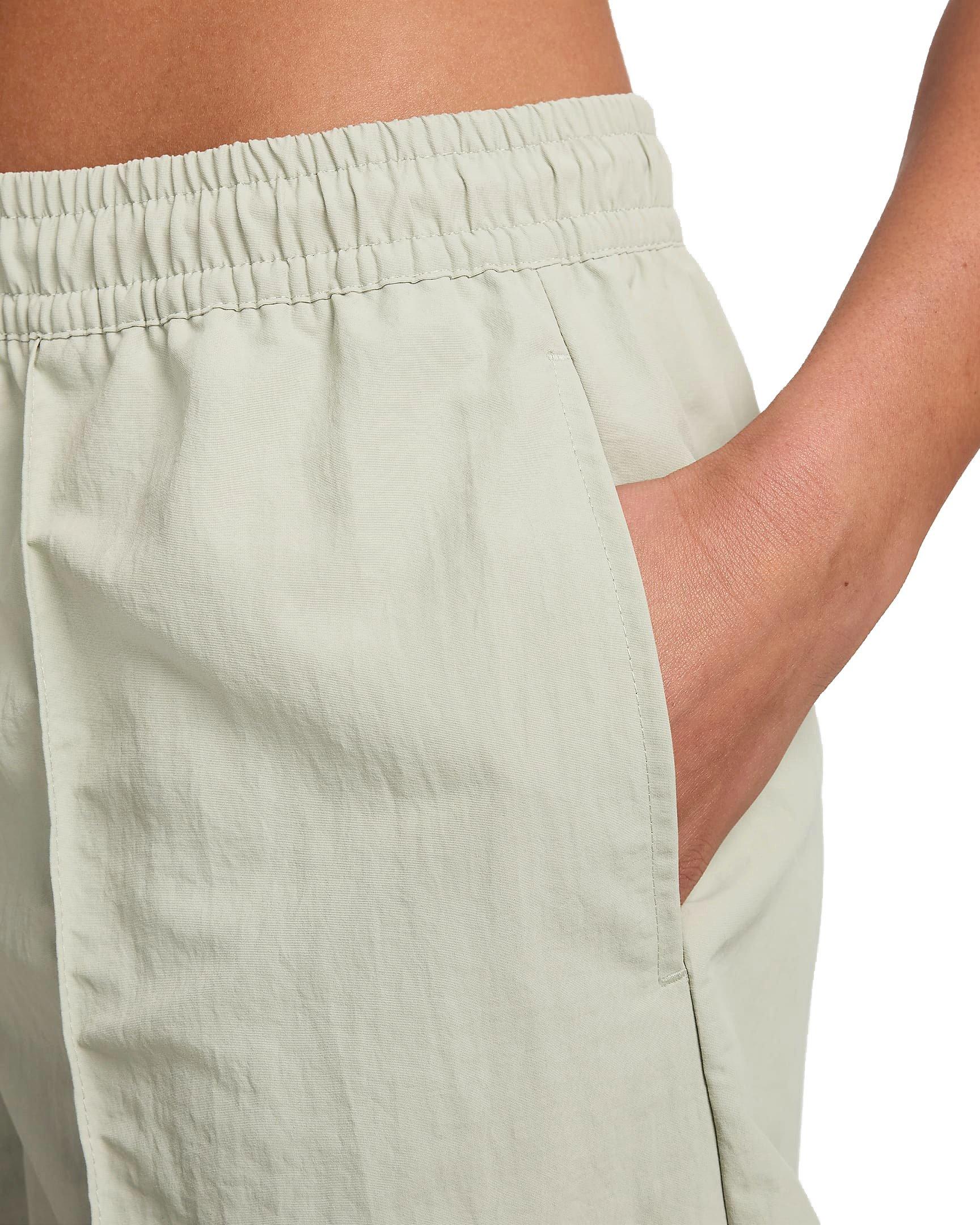 Nike Women's Sportswear Everything Wovens Mid-Rise 5" Shorts - Green - GREEN Thumbnail View 4