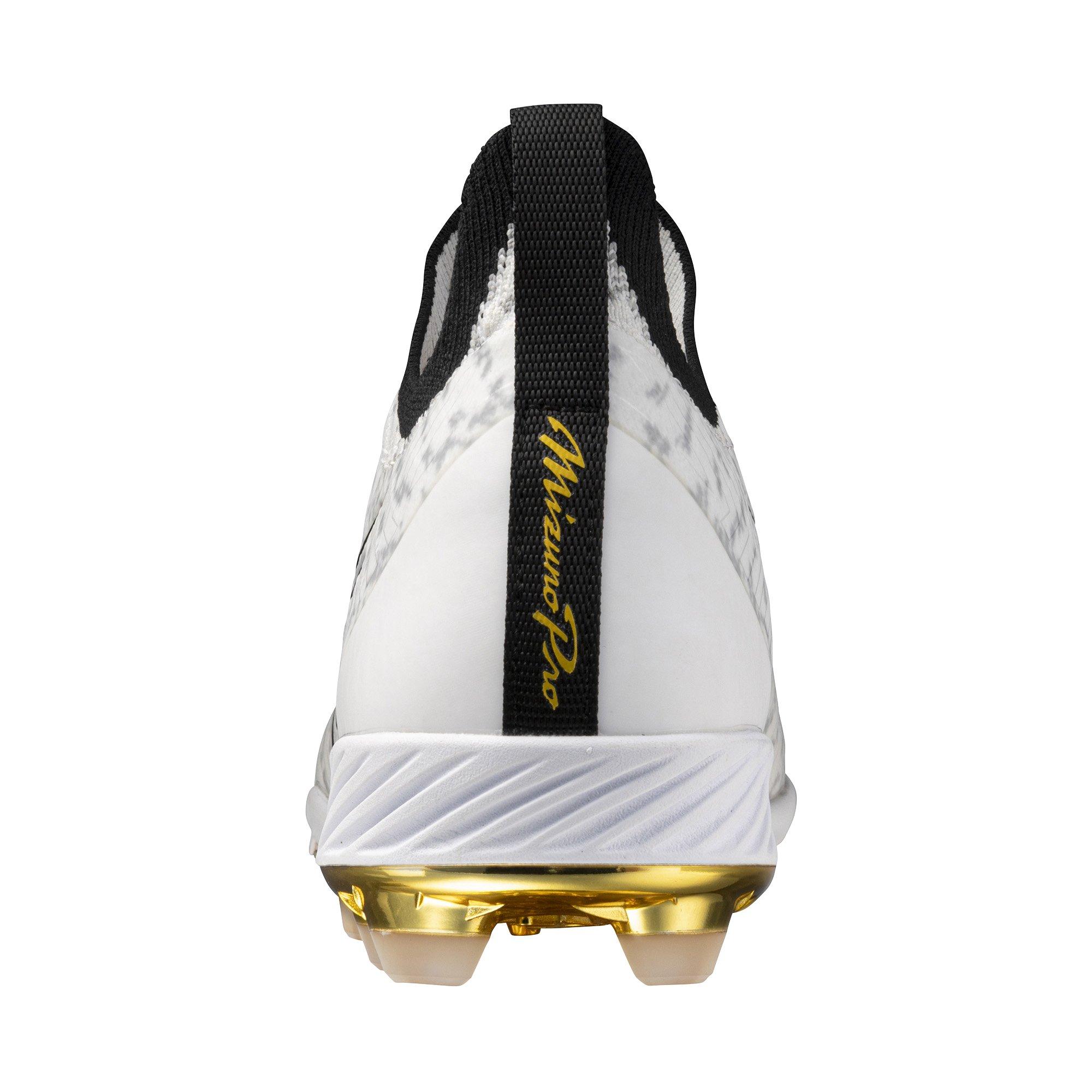 Mizuno Pro TPU "White/Gold" Men's Baseball Cleat - WHITE/GOLD Thumbnail View 5