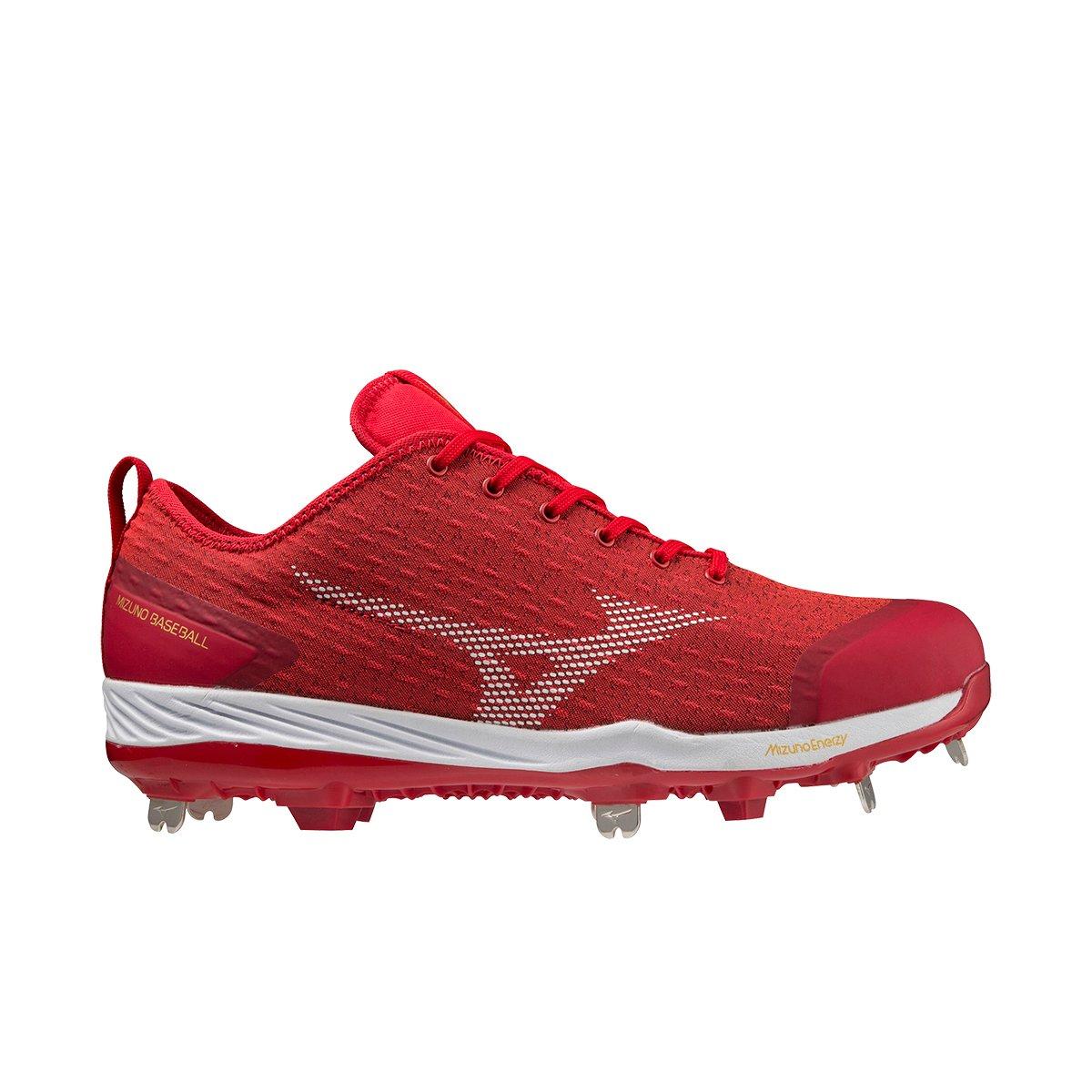 Mizuno Dominant 4 "Red/White" Men's Baseball Cleat - RED/WHITE Thumbnail View 1