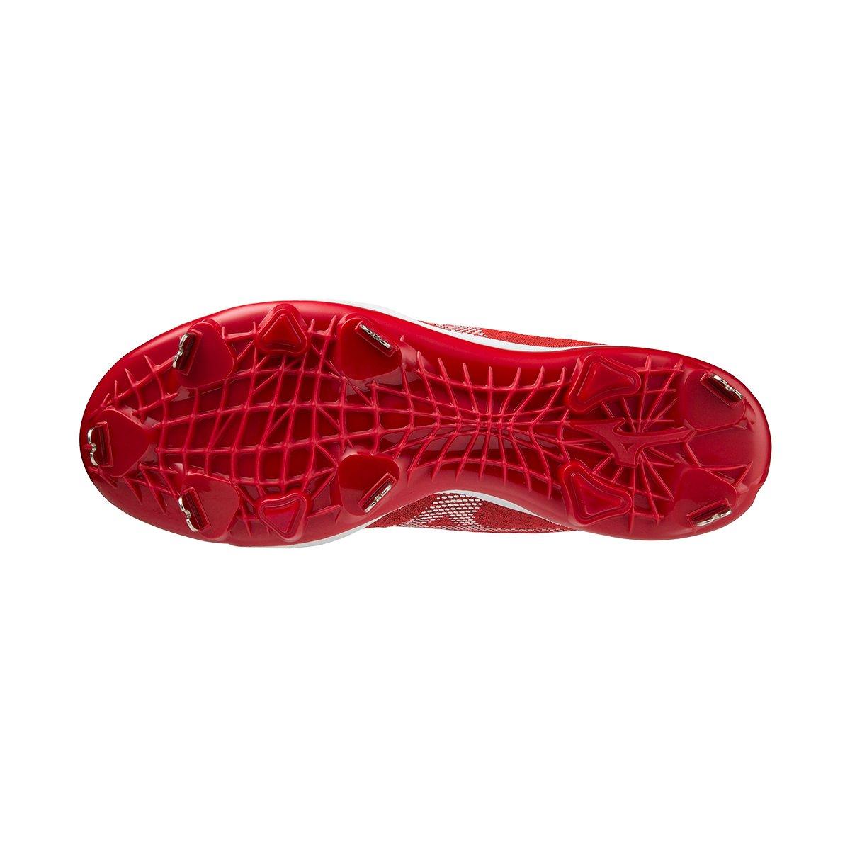 Mizuno Dominant 4 "Red/White" Men's Baseball Cleat - RED/WHITE Thumbnail View 4