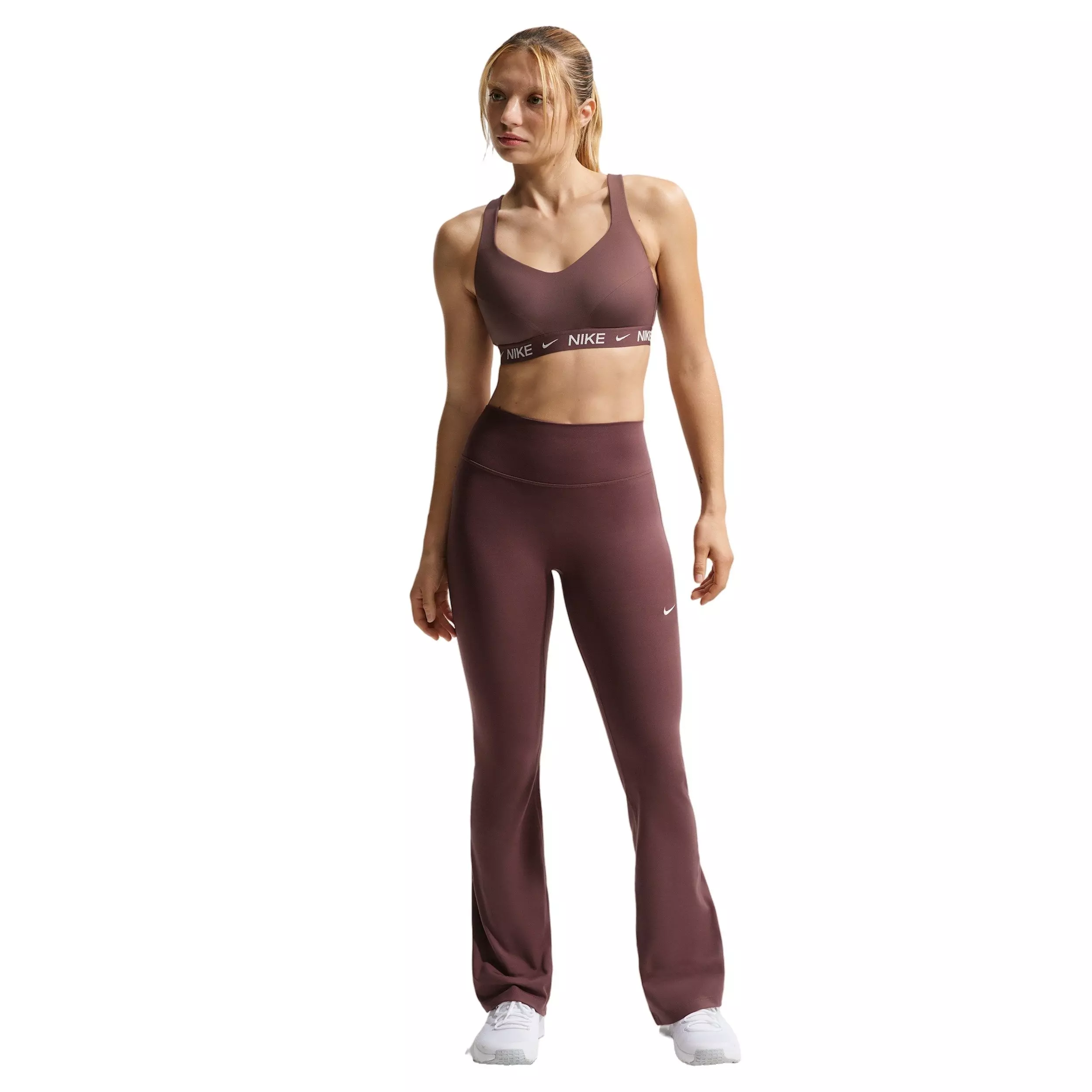 Nike Women's Indy High Support Padded Adjustable Sports Bra -Tattoo Purple - TATTOO PURPLE