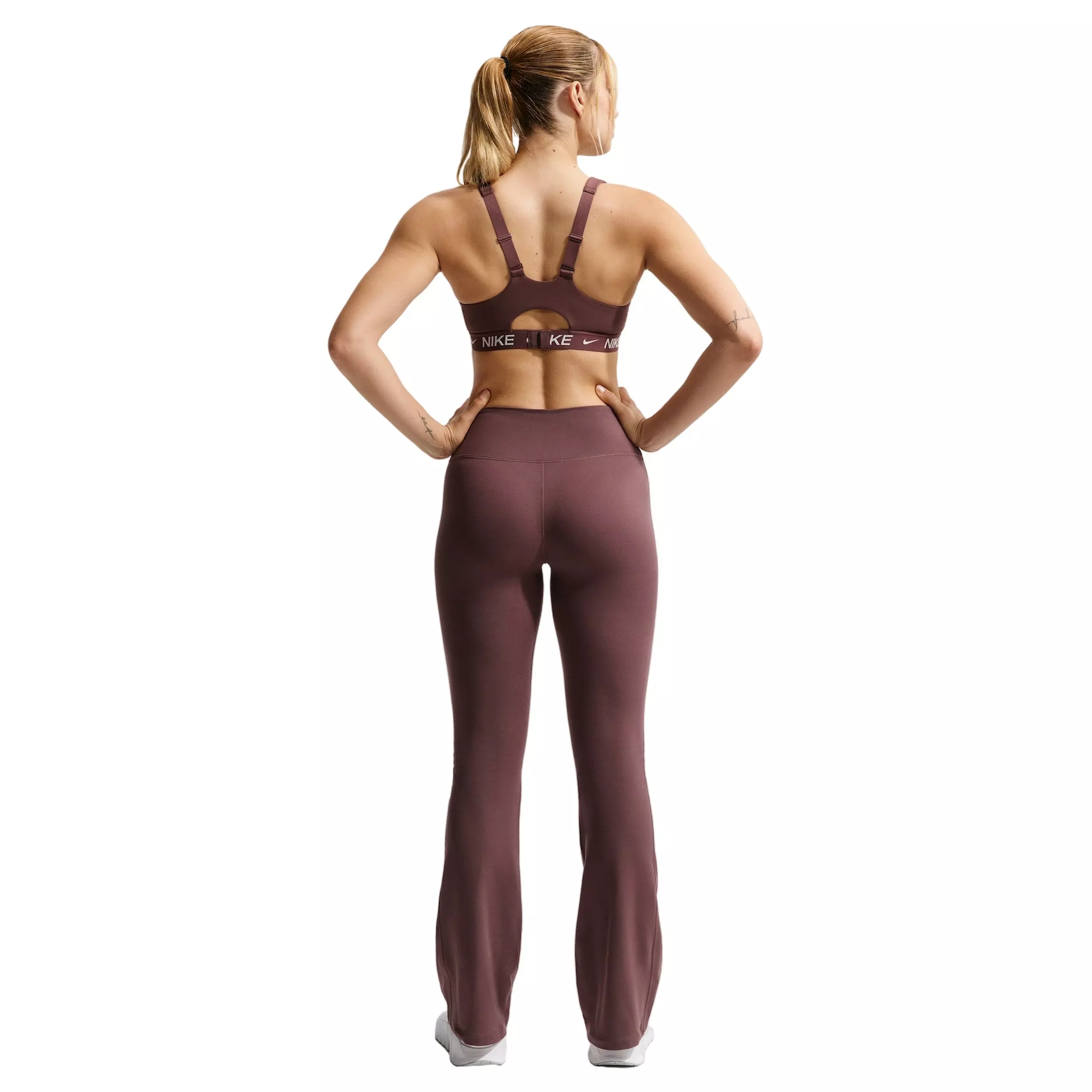 Nike Women's Indy High Support Padded Adjustable Sports Bra - Tattoo Purple - TATTOO PURPLE