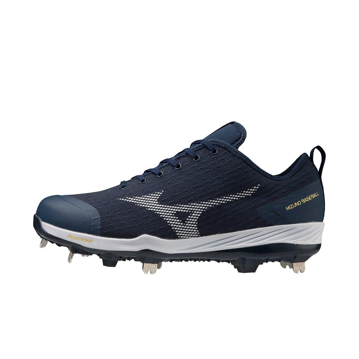 Mizuno Dominant 4 "Navy/White" Men's Baseball Cleat - NAVY/WHITE Thumbnail View 2