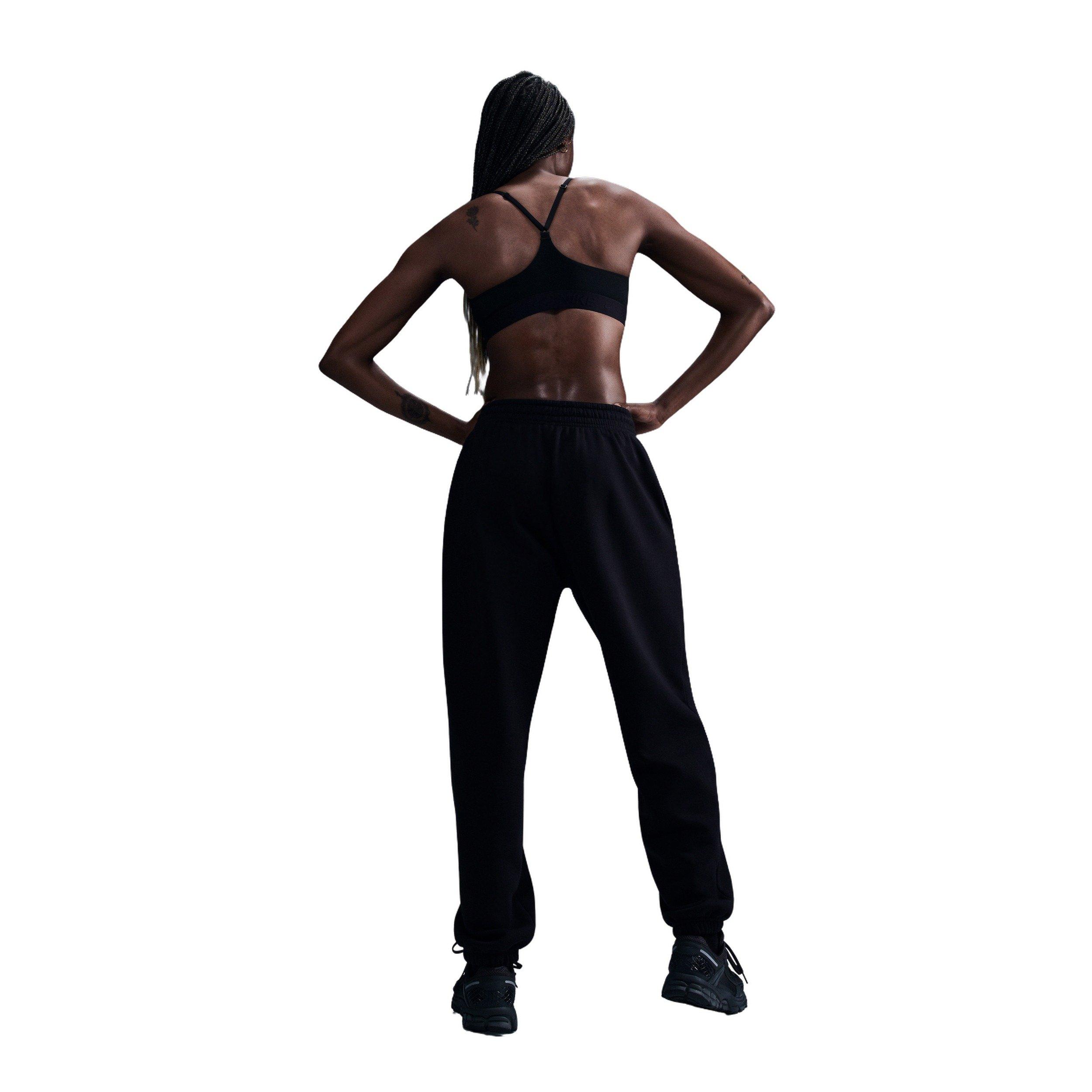 Nike Women's Indy Light Support Padded Adjustable Sports Bra - Black - BLACK Thumbnail View 4