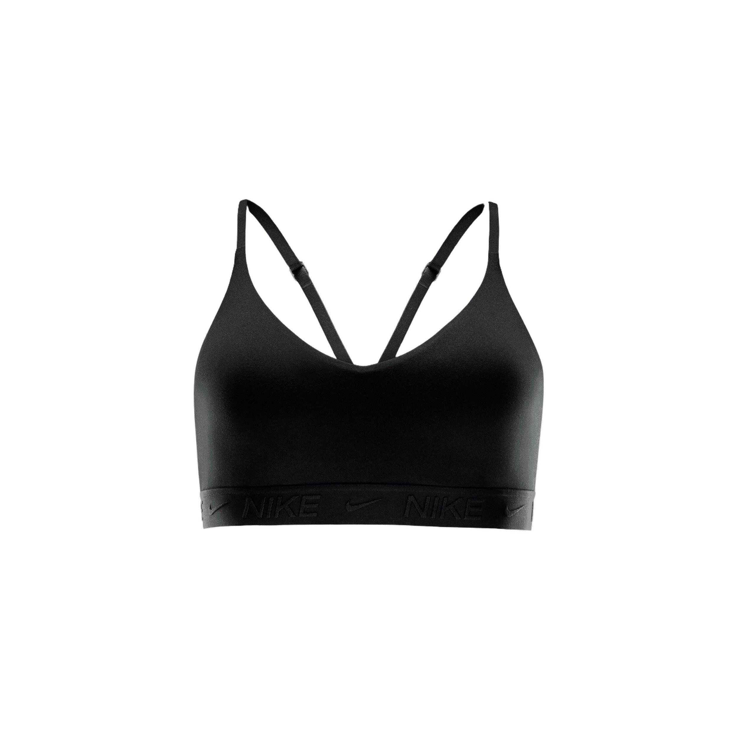 Nike Women's Indy Light Support Padded Adjustable Sports Bra - Black - BLACK Thumbnail View 5