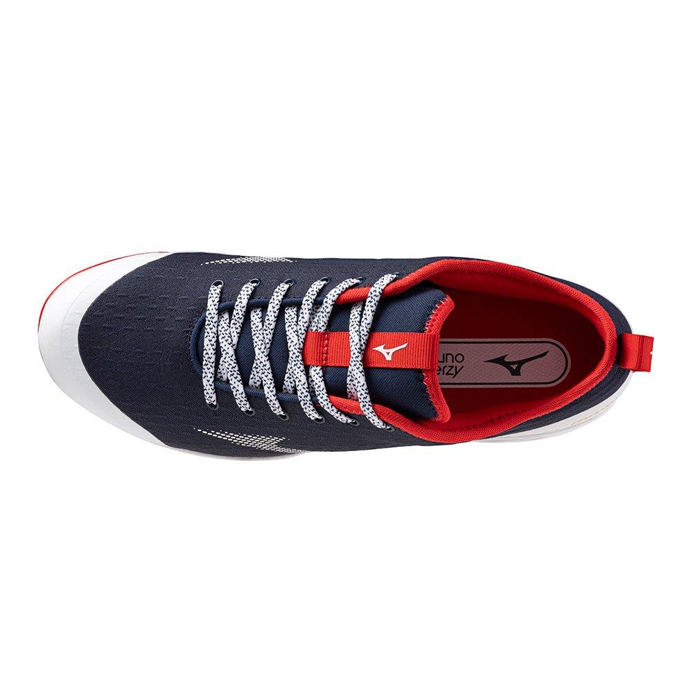 Mizuno Dominant 4 "Navy/Red" Men's Baseball Cleat - NAVY/RED Thumbnail View 3