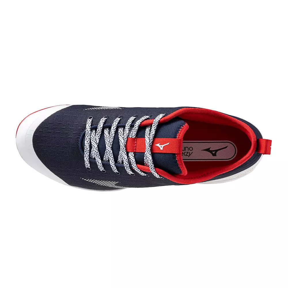 Mizuno Dominant 4 "Navy/Red" Men's Baseball Cleat - NAVY/RED