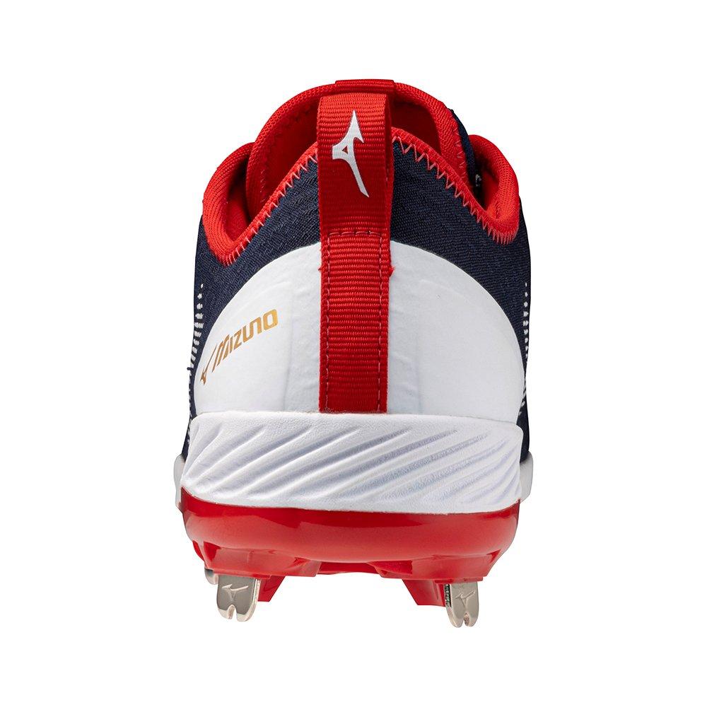 Mizuno Dominant 4 "Navy/Red" Men's Baseball Cleat - NAVY/RED Thumbnail View 5