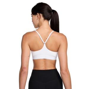 Nike Women's Indy Light Support Padded Adjustable Sports Bra -White