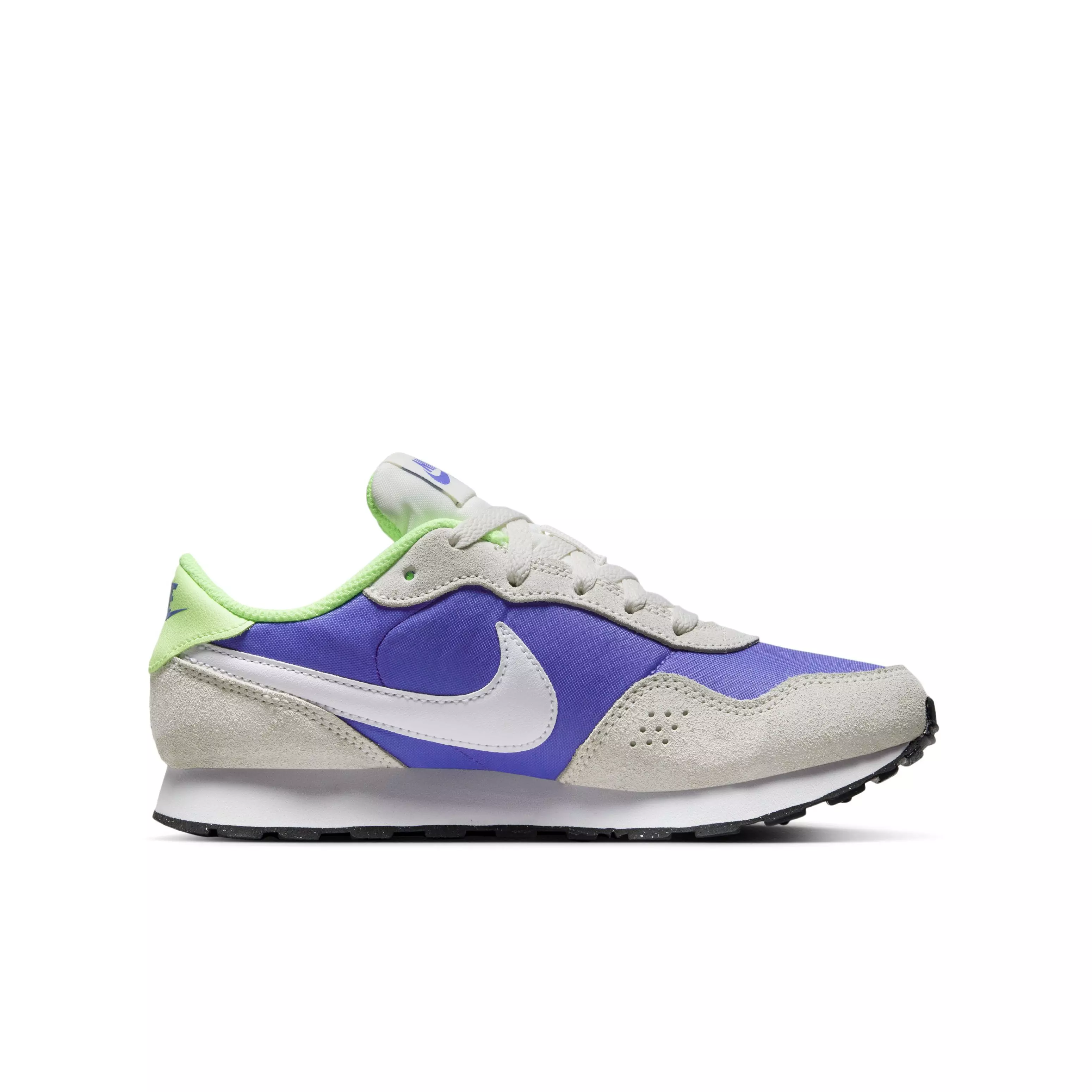 Nike MD Valiant "Grey/Purple/Light Green" Grade School Kids' Shoe - GREY/PURPLE/LT GREEN