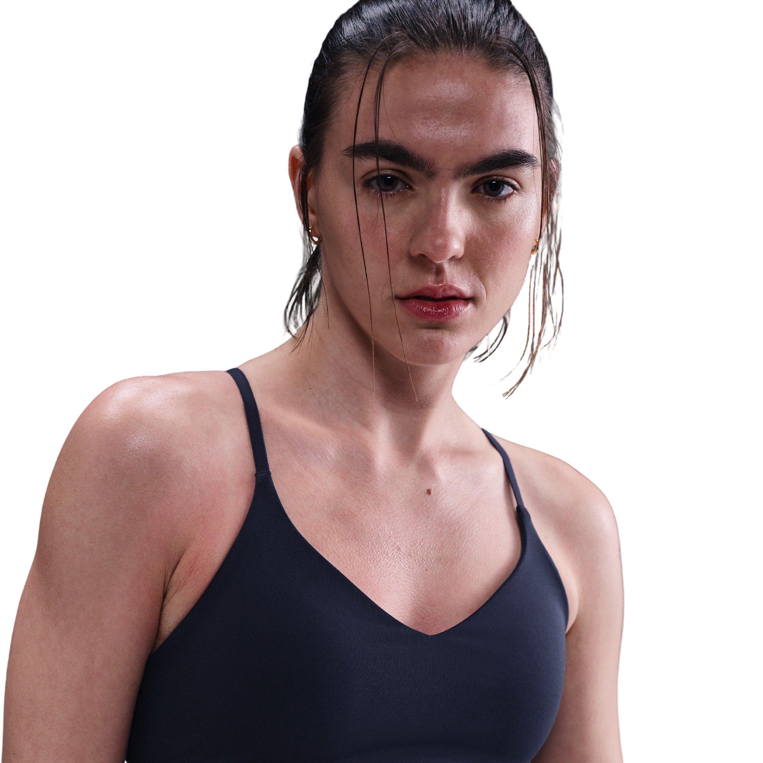 Nike Women's Indy Light Support Padded Adjustable Sports Bra -Navy - NAVY Thumbnail View 1