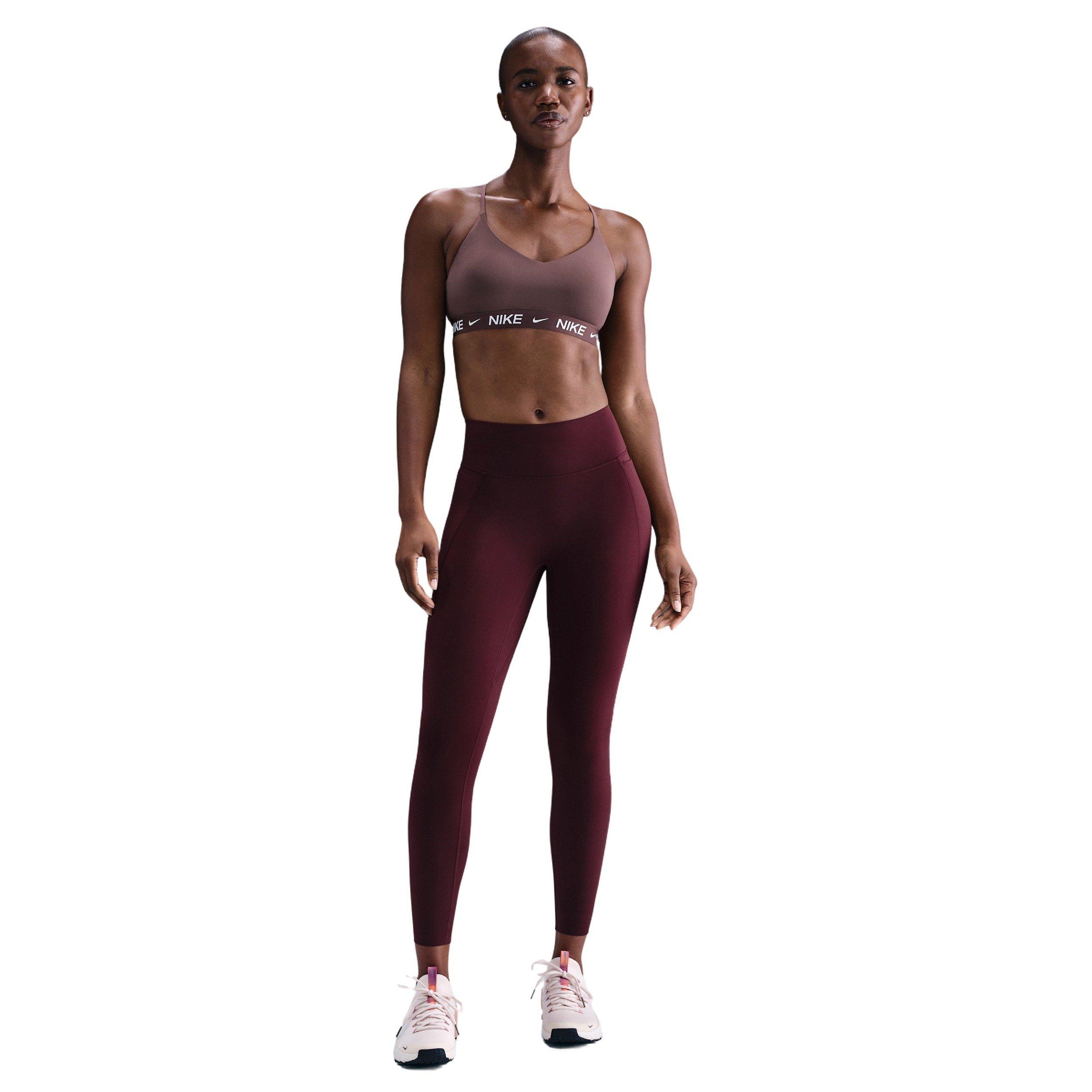 Nike Women's Indy Light Support Padded Adjustable Sports Bra -Tattoo Purple - TATTOO PURPLE Thumbnail View 4