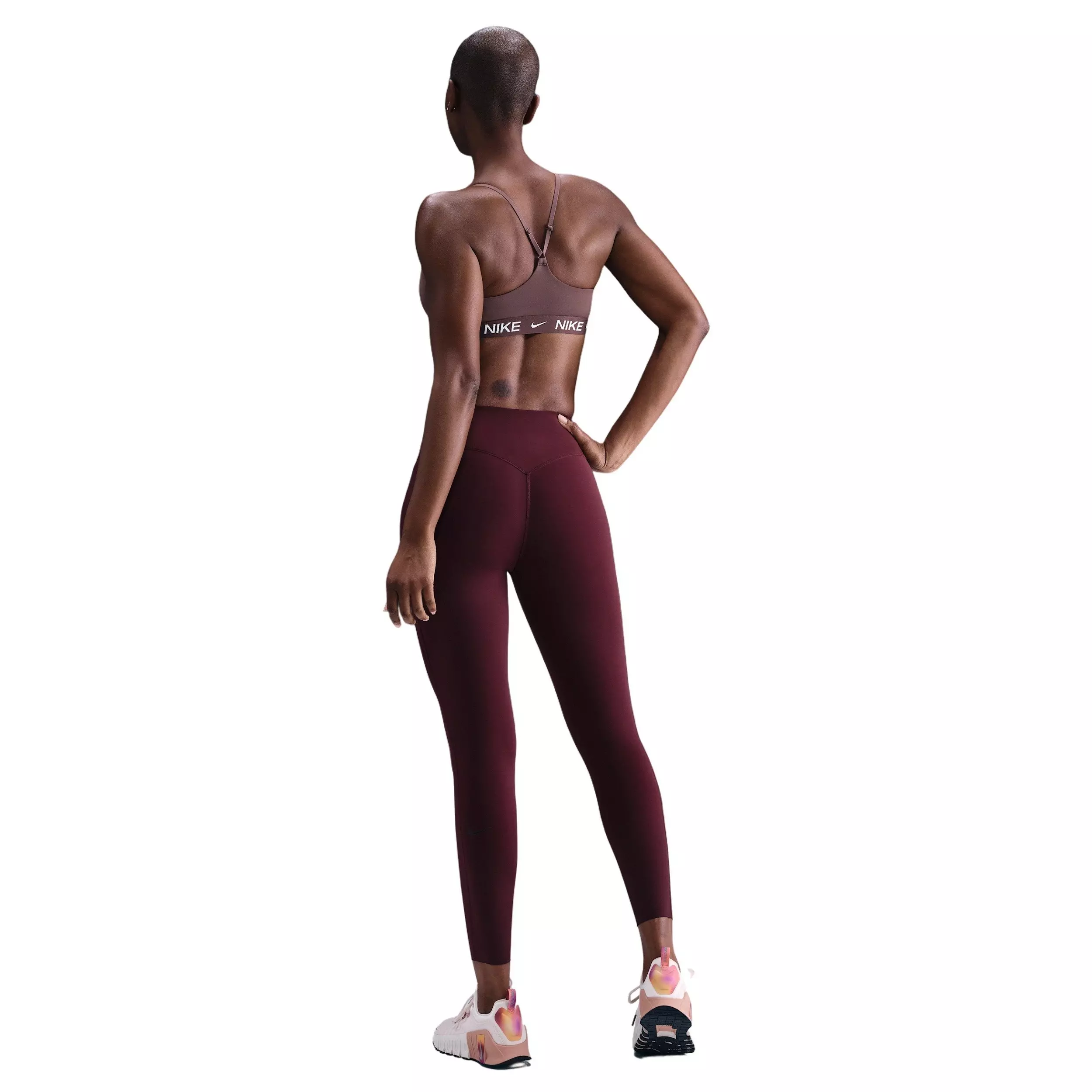 Nike Women's Indy Light Support Padded Adjustable Sports Bra - Tattoo Purple - TATTOO PURPLE