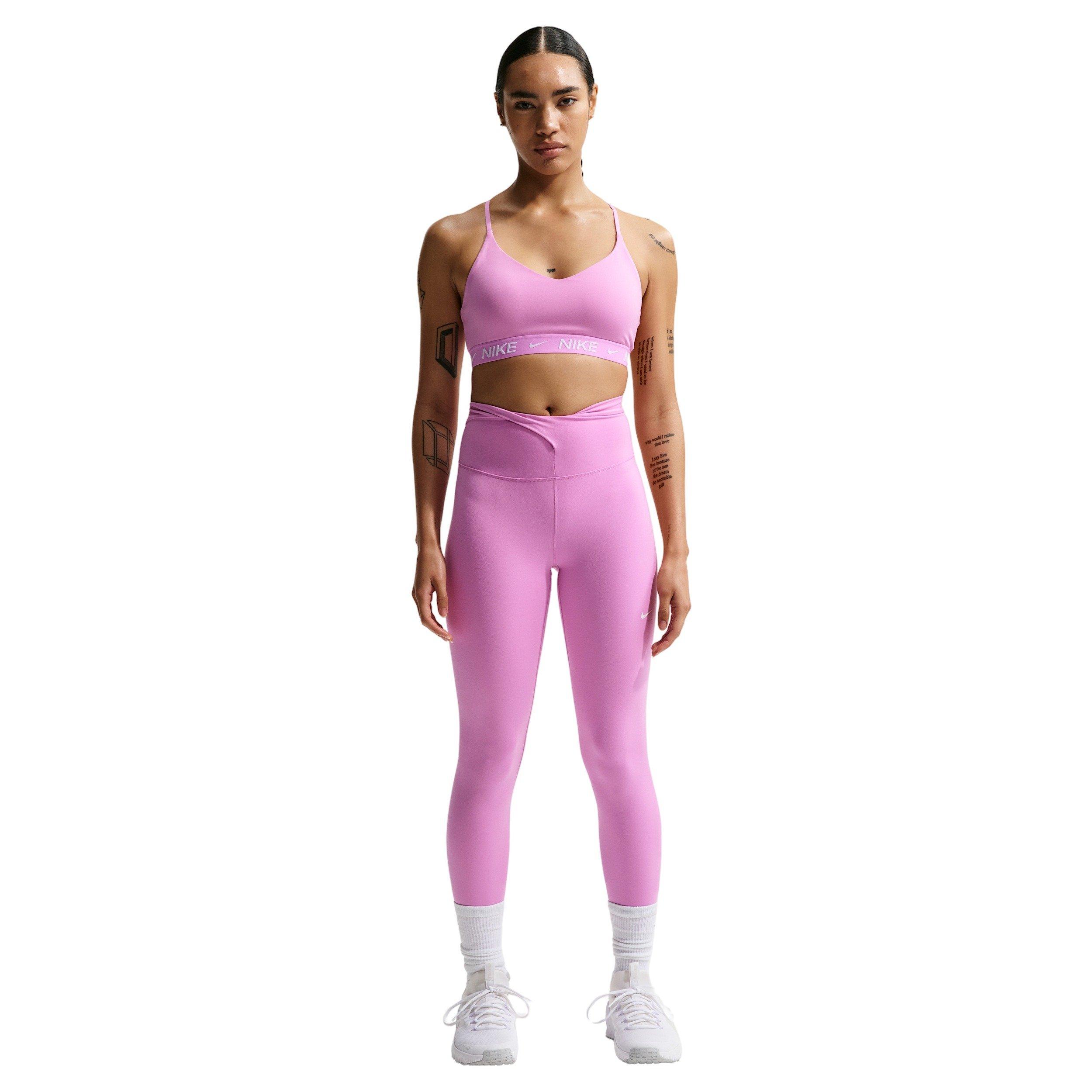 Nike Women's Indy Light Support Padded Adjustable Sports Bra -Lt Magenta - LT MAGENTA Thumbnail View 4