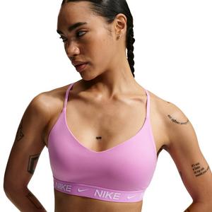Nike Women's Indy Light Support Padded Adjustable Sports Bra -Lt Magenta
