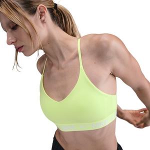 Nike Women's Indy Light Support Padded Adjustable Sports Bra -Yellow